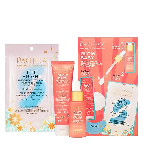 Miniatura 3 de Pacifica Beauty | Glow Baby Prueba de vitamina C + kit de valor | Juego de regalo de 3 piezas para el cuidado de la piel | Apto para viajes | Suero
