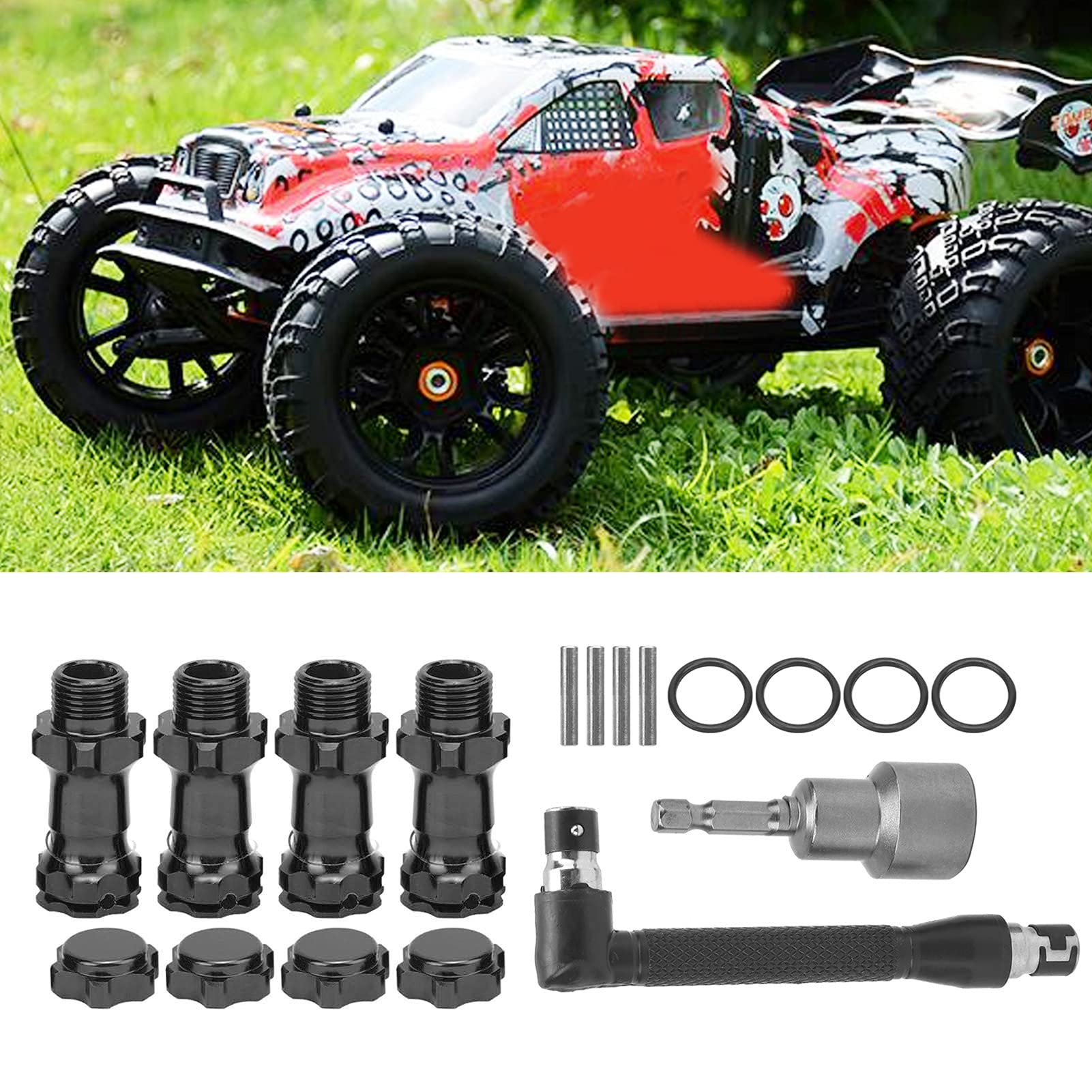 Amazon | cersalt 六角アダプター、ポータブル17mmホイール六角ハブ