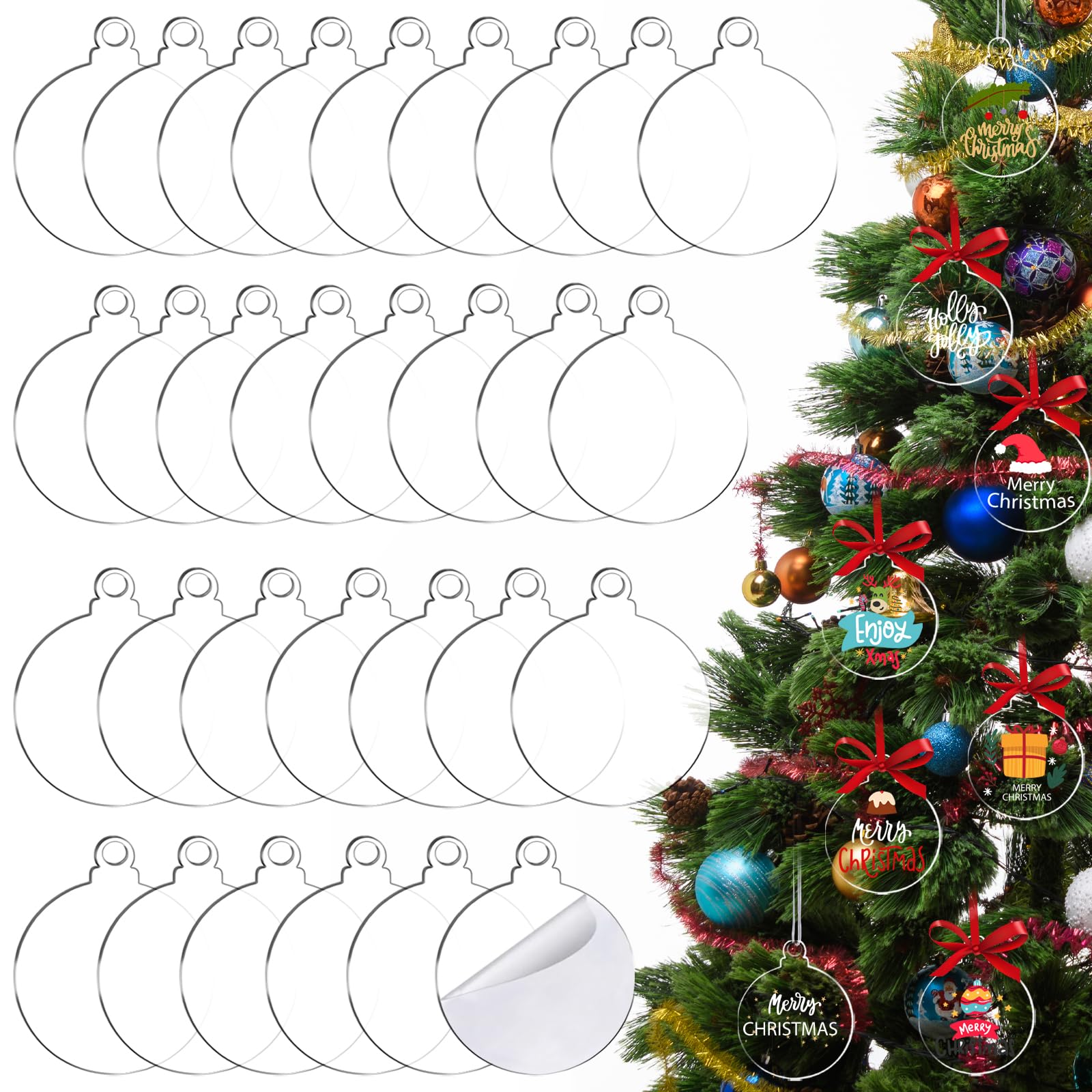 amazon-com-100-pack-christmas-tree-ornaments-blanks-3-inch-clear-round-acrylic-flat-disc-ornaments-blanks-christmas-diy-crafts-transparent-circle-discs-for-xmas-winter-new-year-party-hanging-decorations-home for Christmas Ornament Templates Free Printable Amazon.com: 100 Pack Christmas Tree Ornaments Blanks, 3 Inch Clear Round Acrylic Flat Disc Ornaments Blanks Christmas DIY Crafts Transparent Circle Discs for Xmas Winter New Year Party Hanging Decorations : Home for Christmas Ornament Templates Free Printable