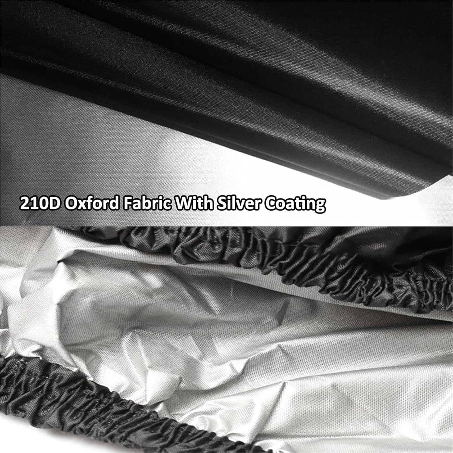 Outdoor lawn mower cover, UV Protection Tractor Cover All-season/weather Protection(Black,140x66x91cm)