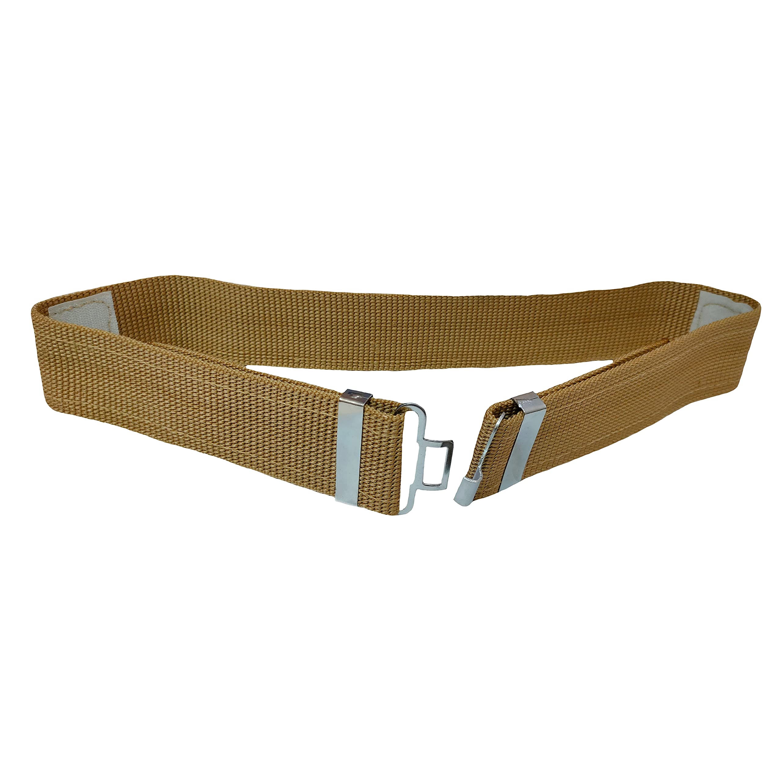 Ecom Trust - Unisex Army Military Khaki Belt Nylon Synthetic Belt with Metal Buckle (Free Size/Adjustable)-image-6