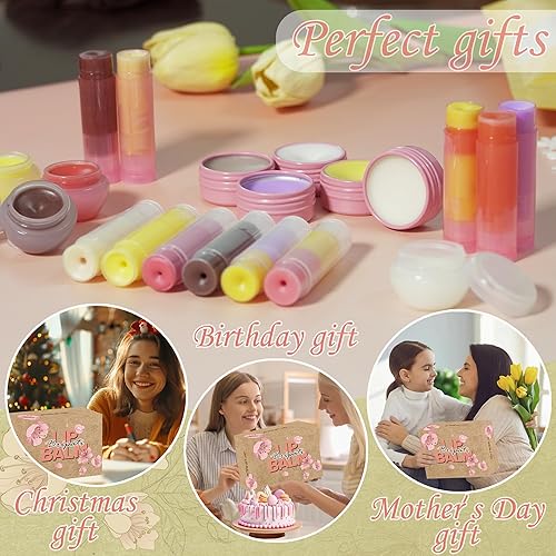 Miniatura 6 de Kit de fabricación de bálsamo labial para adultos para hacer tus propios bálsamos labiales hidratantes, kits de manualidades con cera de abeja