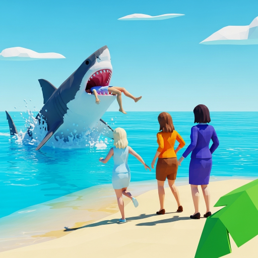 Offline simulation play Shark Attack Survival Simulator – Deep Sea Hunting, Ocean Predator Action, Wild Shark Adventure & Survival 3D