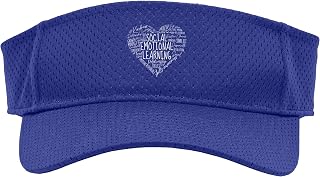 Social Emotional Learning Heart Counselor Teacher SEL Kind Sport Sun Visor