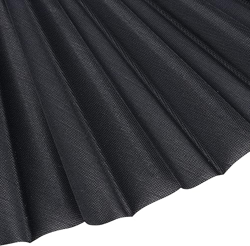 Miniatura 3 de Yolyoo 12 abanicos de mano plegables negros, abanicos de tela, estilo chino, japonés, para verano, para fiestas, bodas, regalos, decoración de