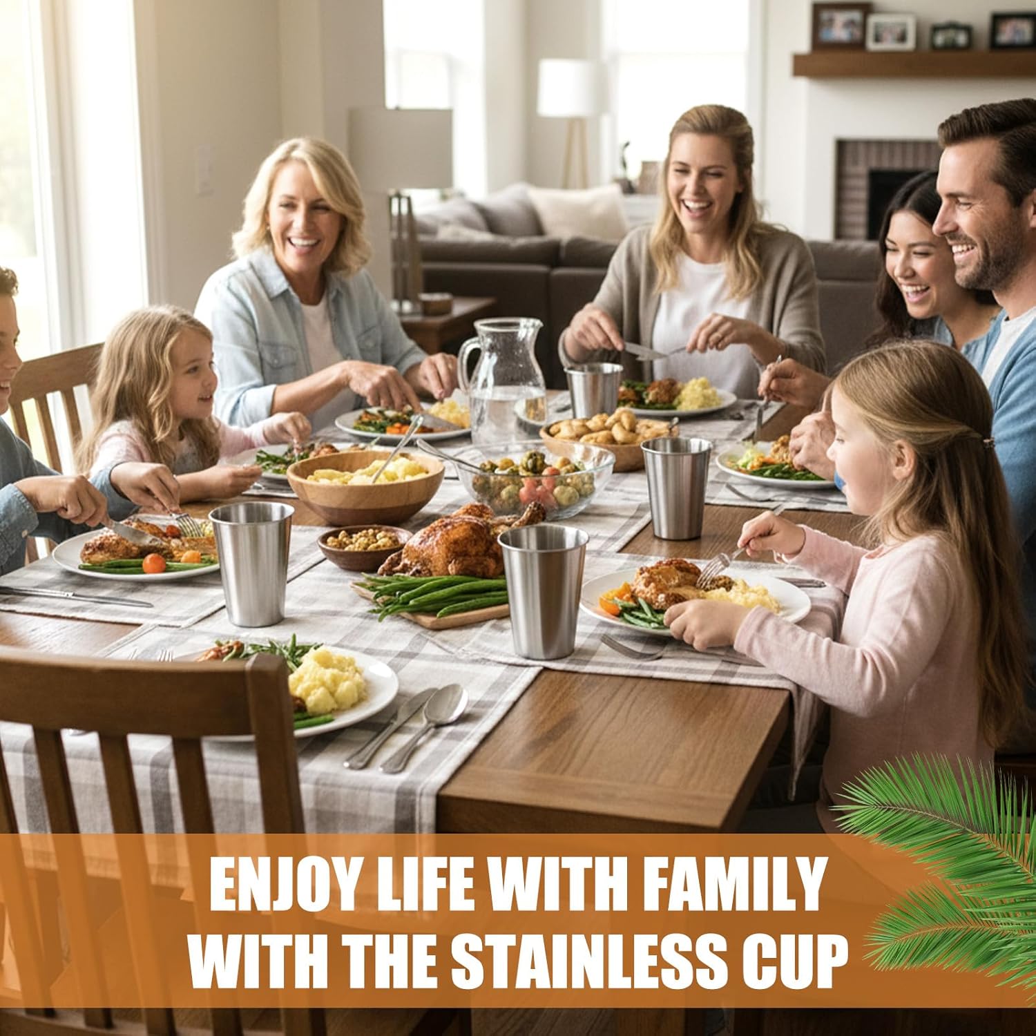 12 Pack Stainless Steel Cups, 12 oz Metal Pint Cup, 350 ml Tumbler Durable Stackable Cup Shatterproof Metal Drinking BPA Free for Bar, Home, Restaurant Travel Outdoor Camping - Image 7