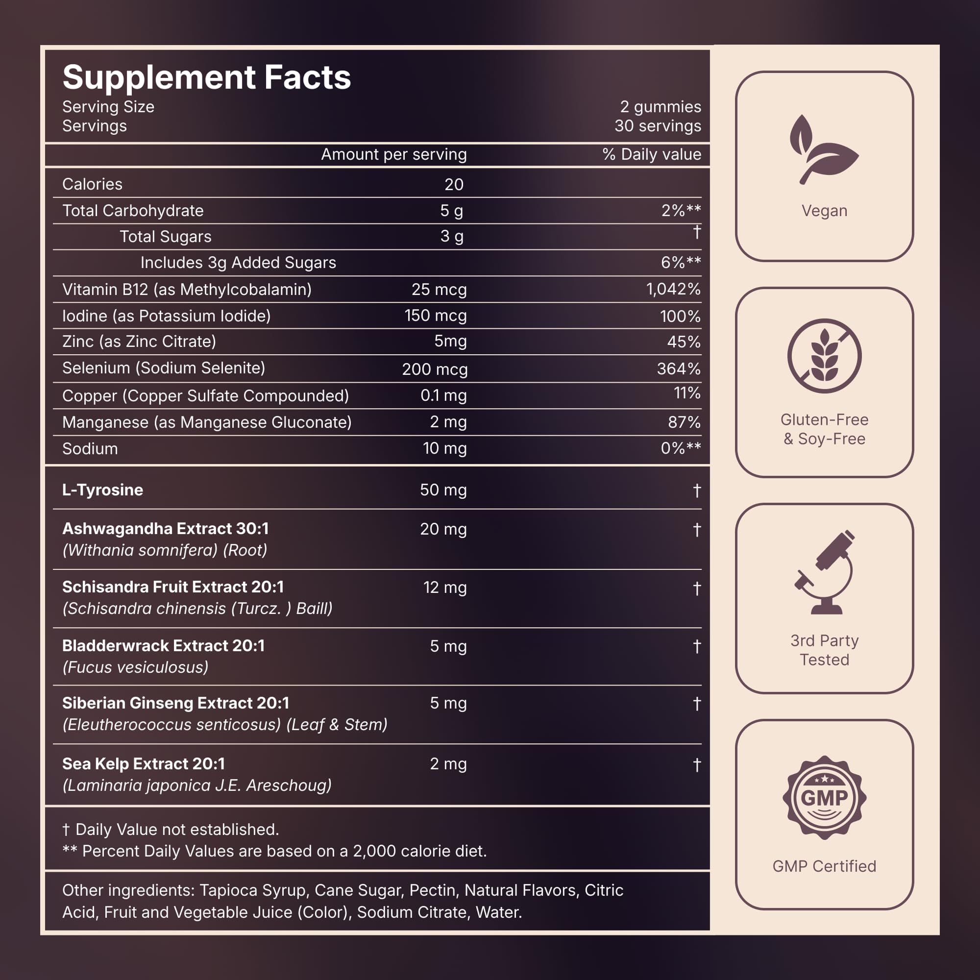 Fling Thyroid Power Gummies, Thyroid Support for Women and Men, 60 Count — Amazon image 8