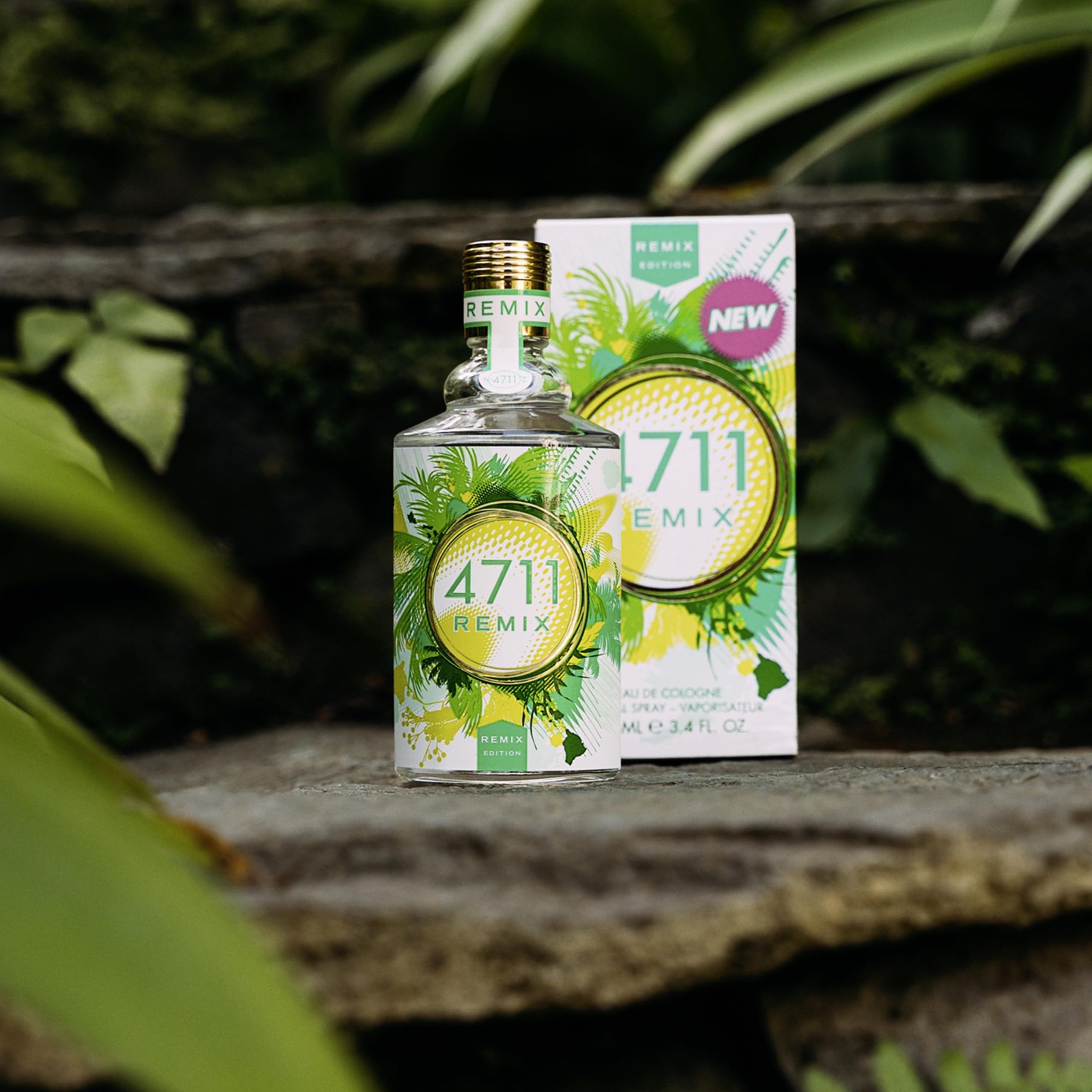 4711 REMIX Green Oasis Eau de Cologne for Women 100ml - Fresh