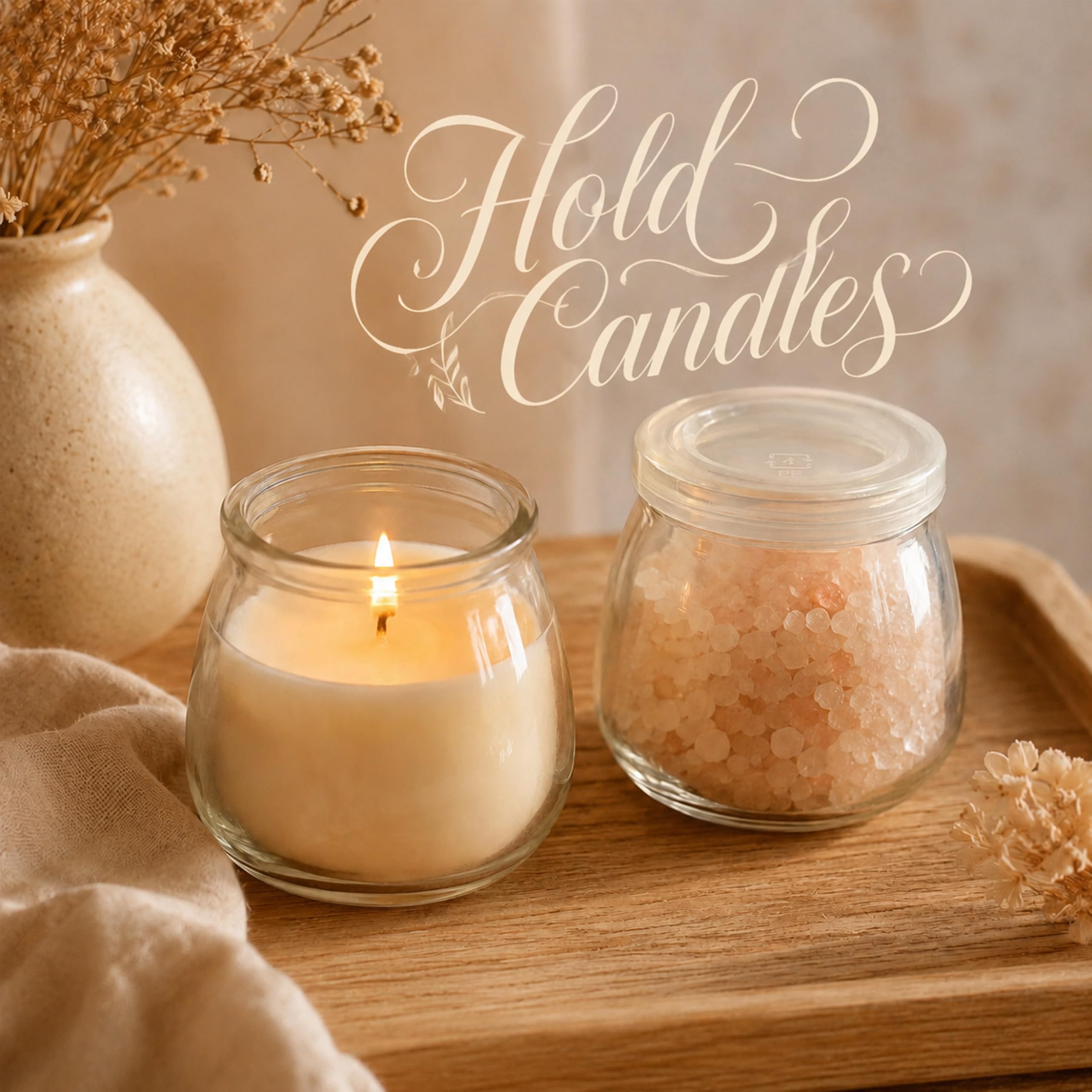 Small Jars with Lids for Storage, Crafts, Favors, and Organization