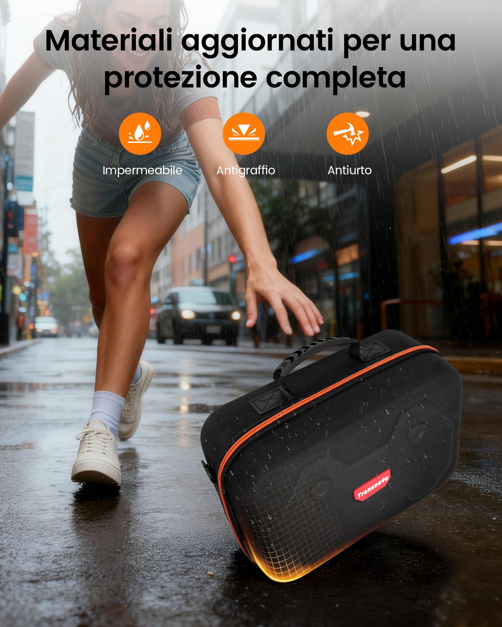 TRANSNOVO Custodia Switch 2 Compatibile con Nintendo Switch 2, Custodia Protettiva Rigida Switch 2 con 16 Slot per Giochi, Custodia da Trasporto Switch 2 Antiurto per Console e Accessori Switch 2