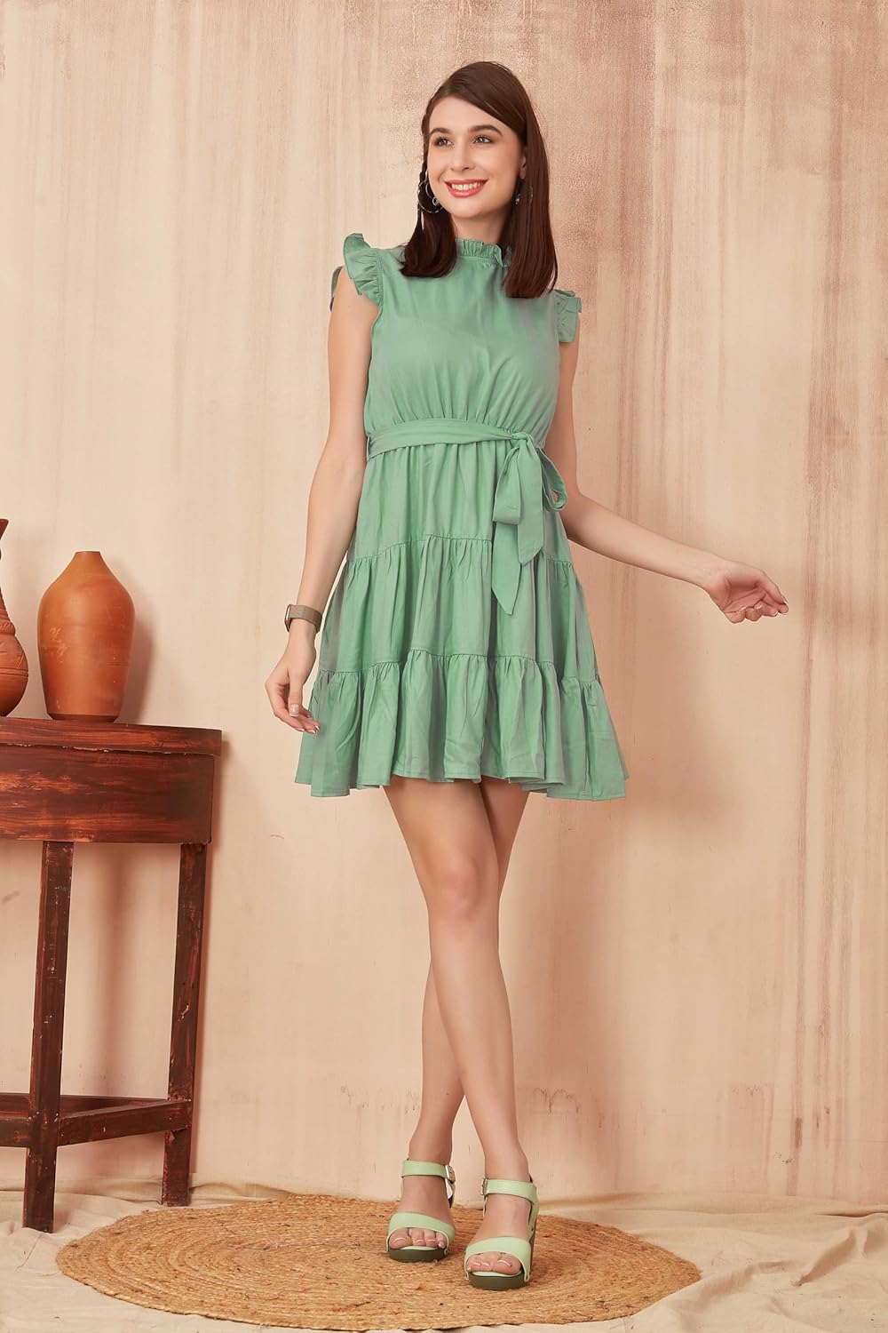 DIVUS Womens Casual Sleeveless Strap Loose Adjustable Beachwear Stretchy Shorts Romper - Image 2