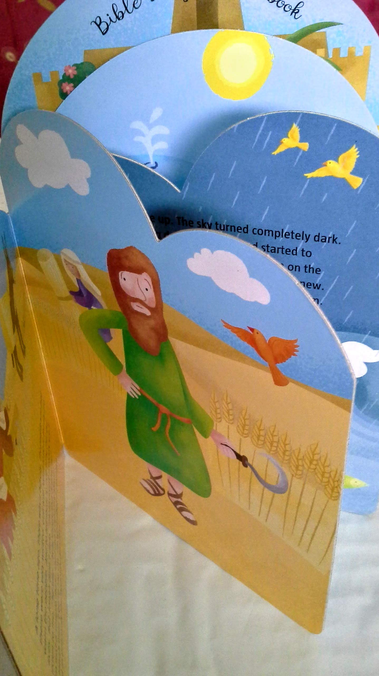 Adorable Bible Story Board Books Set - Daniel, Moses, Jonah & Noah's Ark For Kids