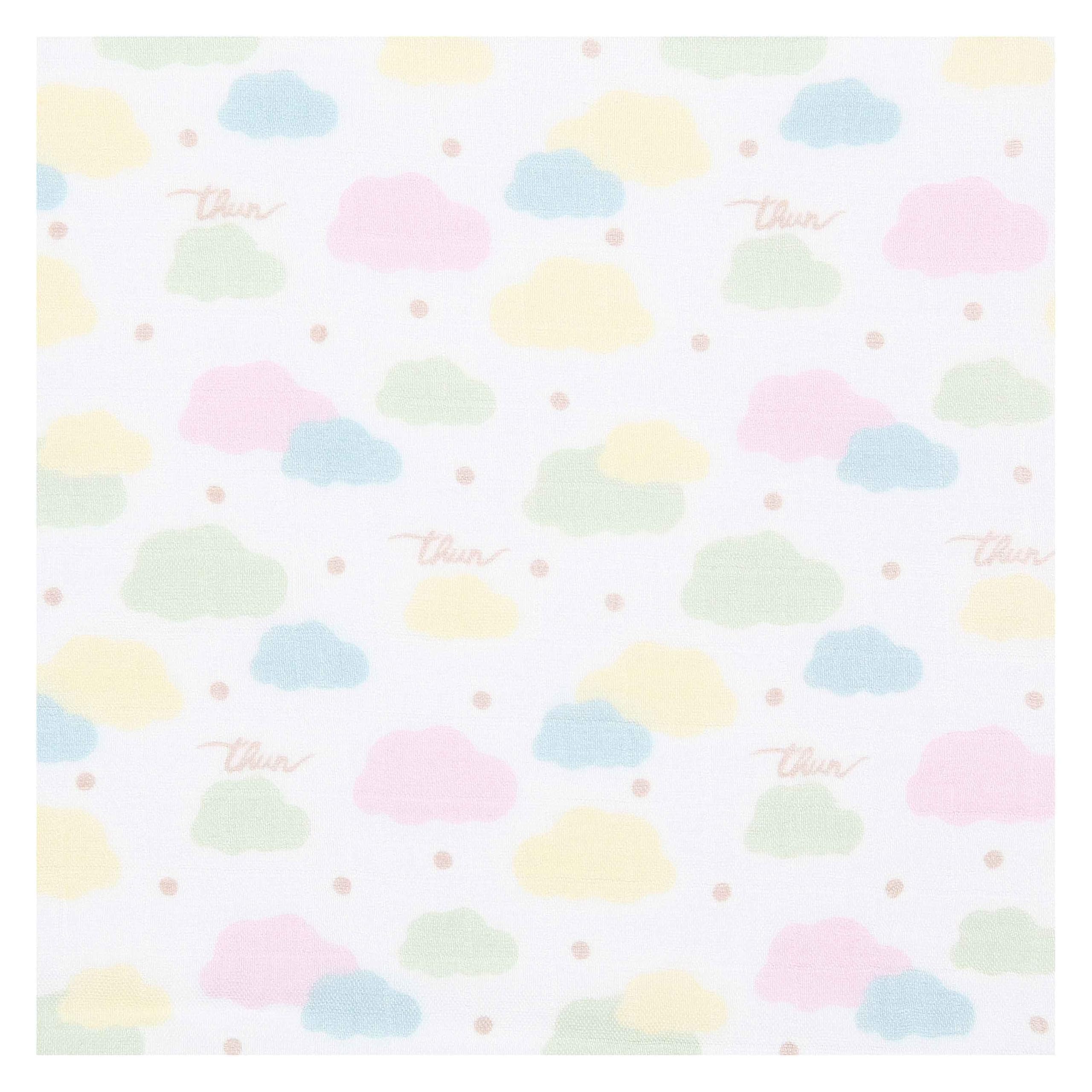 THUN - Copertina in bamboo - 70% viscosa di bamboo, 30% cotone - Collezione Baby Dolce Fattoria - 120 x 120 cm