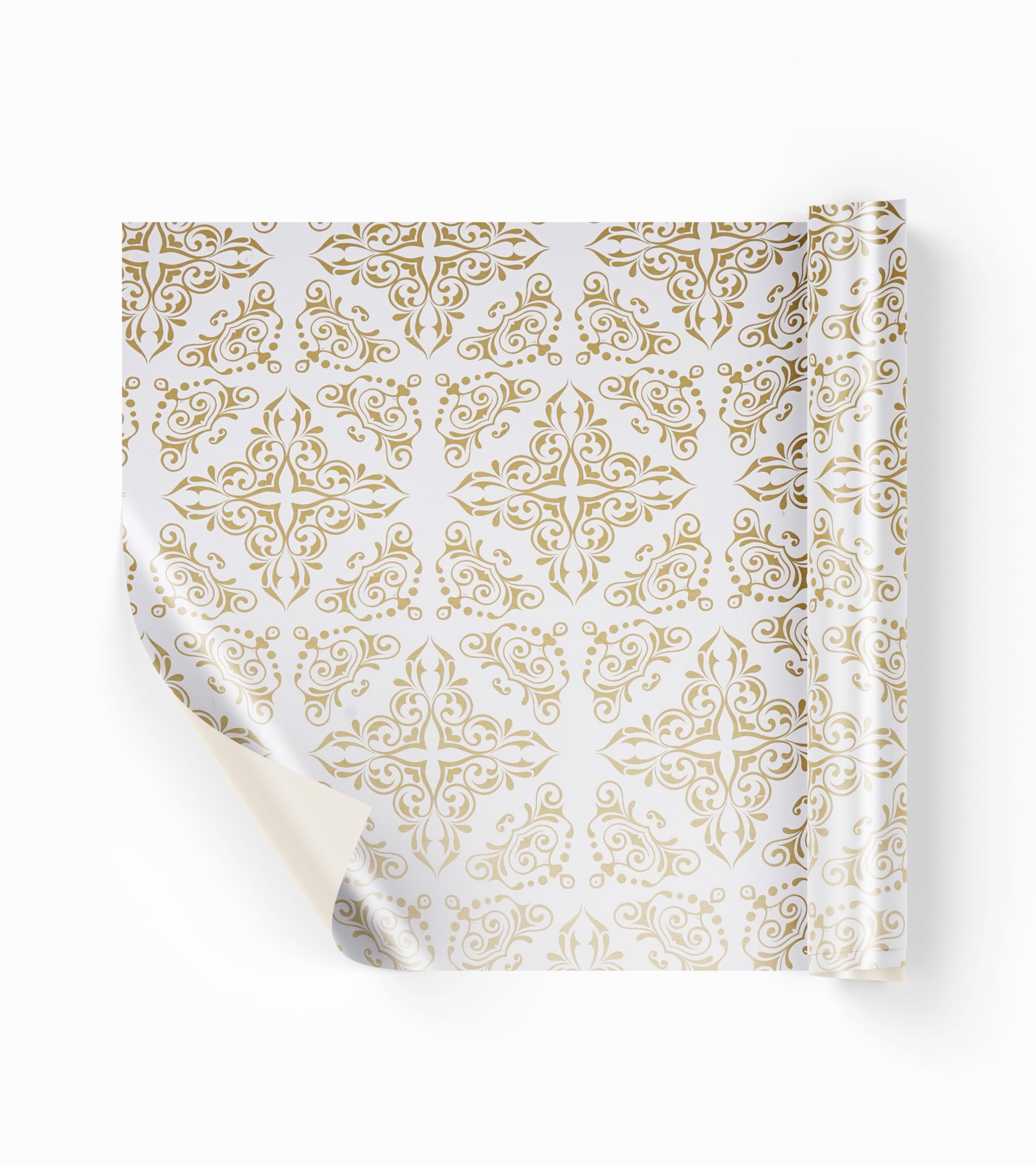 KOSY Premium Gift Wrapping Paper Pack of 5 Sheets | 50 x 70 cm Each | Elegant Gold Printed Design | Decorative Gift Wrap for Birthday, Wedding, Festival, Anniversary & Corporate Gifting (Golden Print, Pack of 5 Sheet)-picture-11