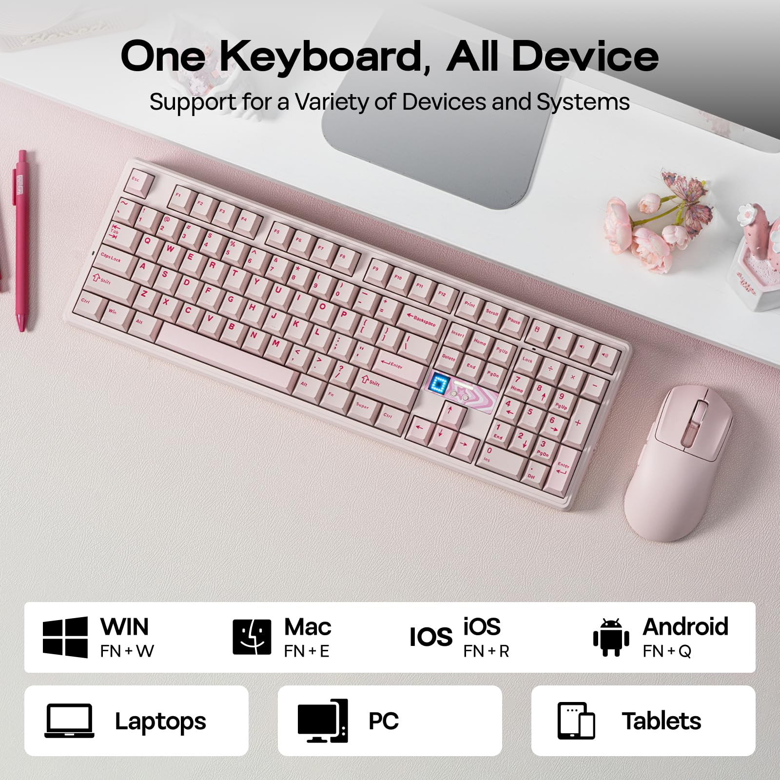 Amazon | EPOMAKER x AULA F108 PRO V2 ワイヤレスメカニカル