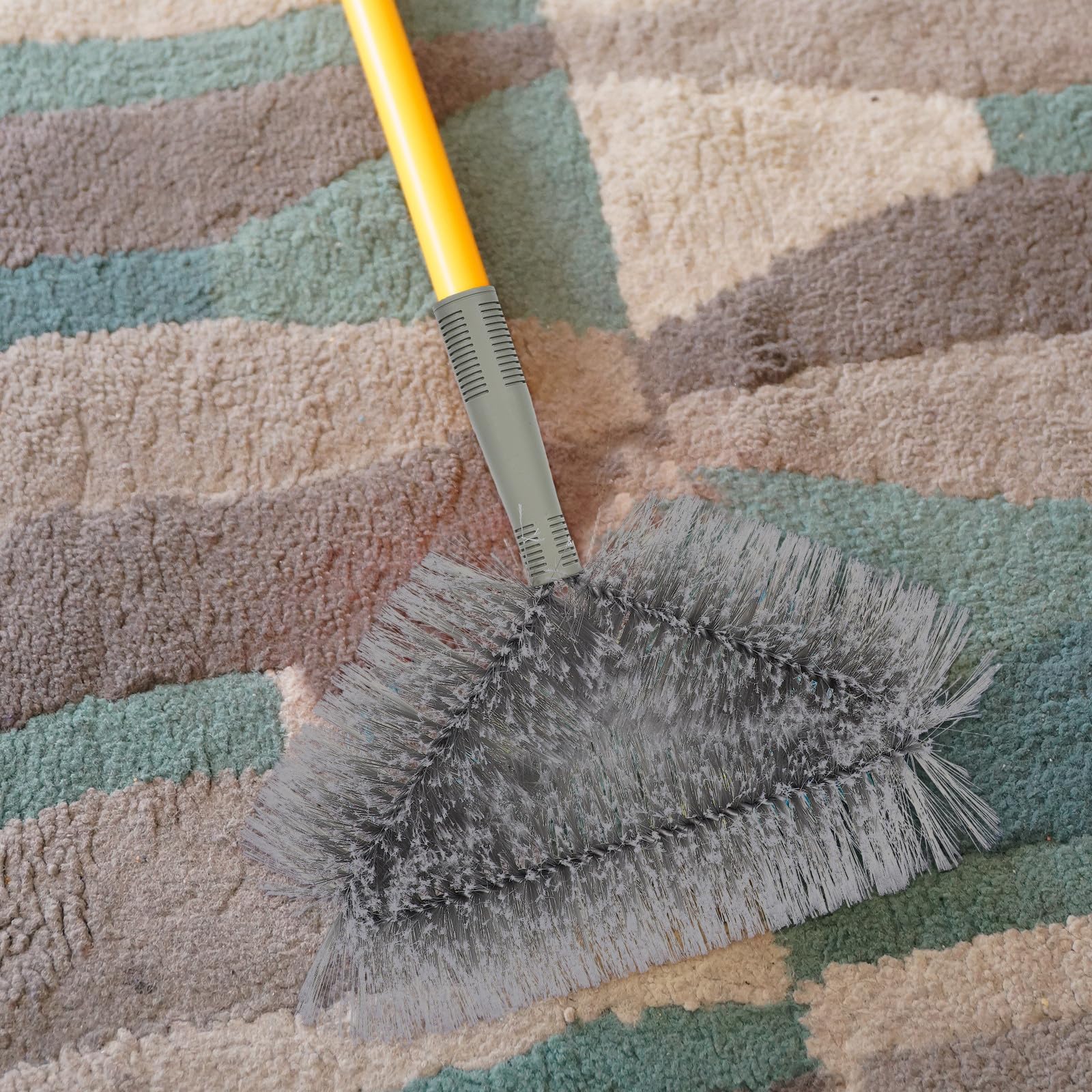 LIFKOME Cabezal De Fregona Reemplazable Cerdas Largas Para Limpiar Esquinas Altas Cepillo De Limpieza Para Doméstico y