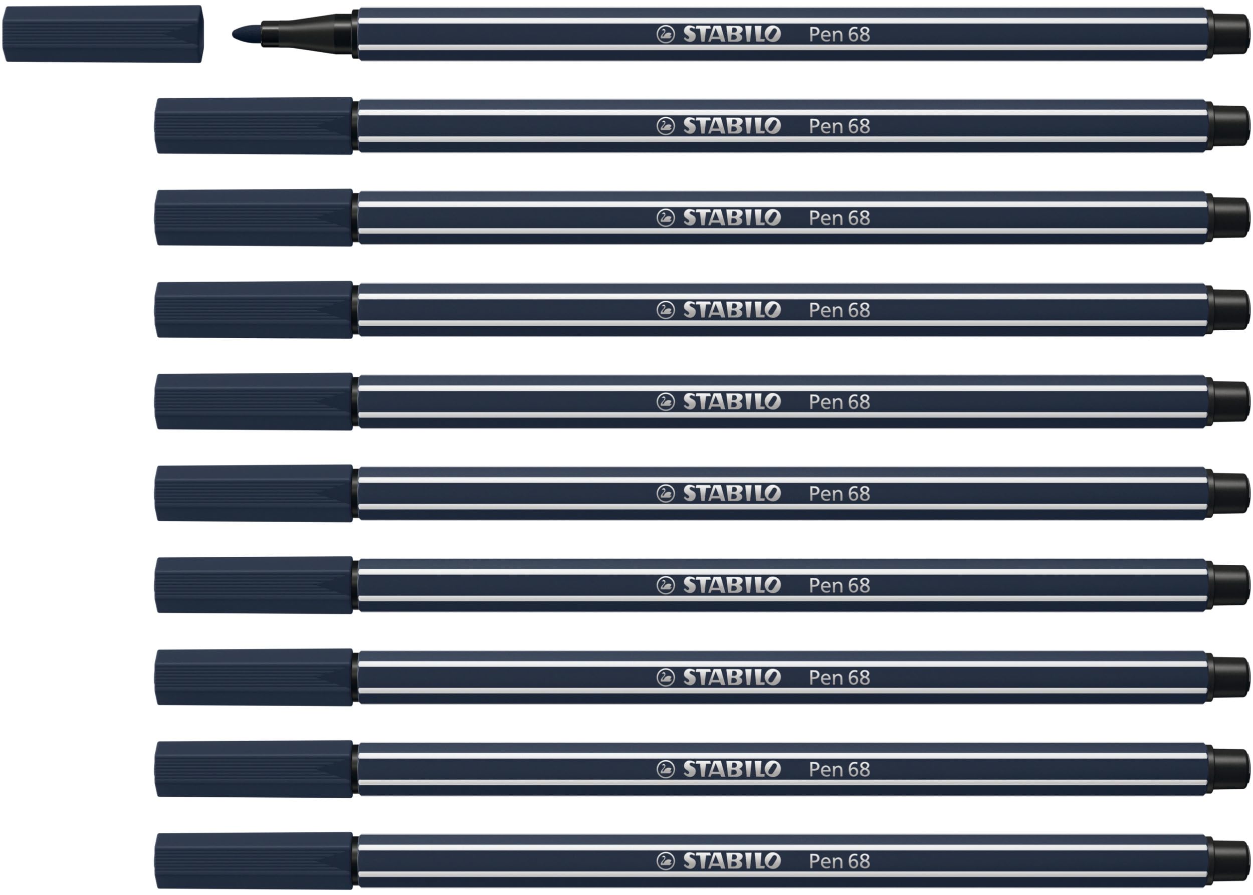 STABILO - Rotulador premium - Pen 68 - Pack de 10 - rosa neón — view 58