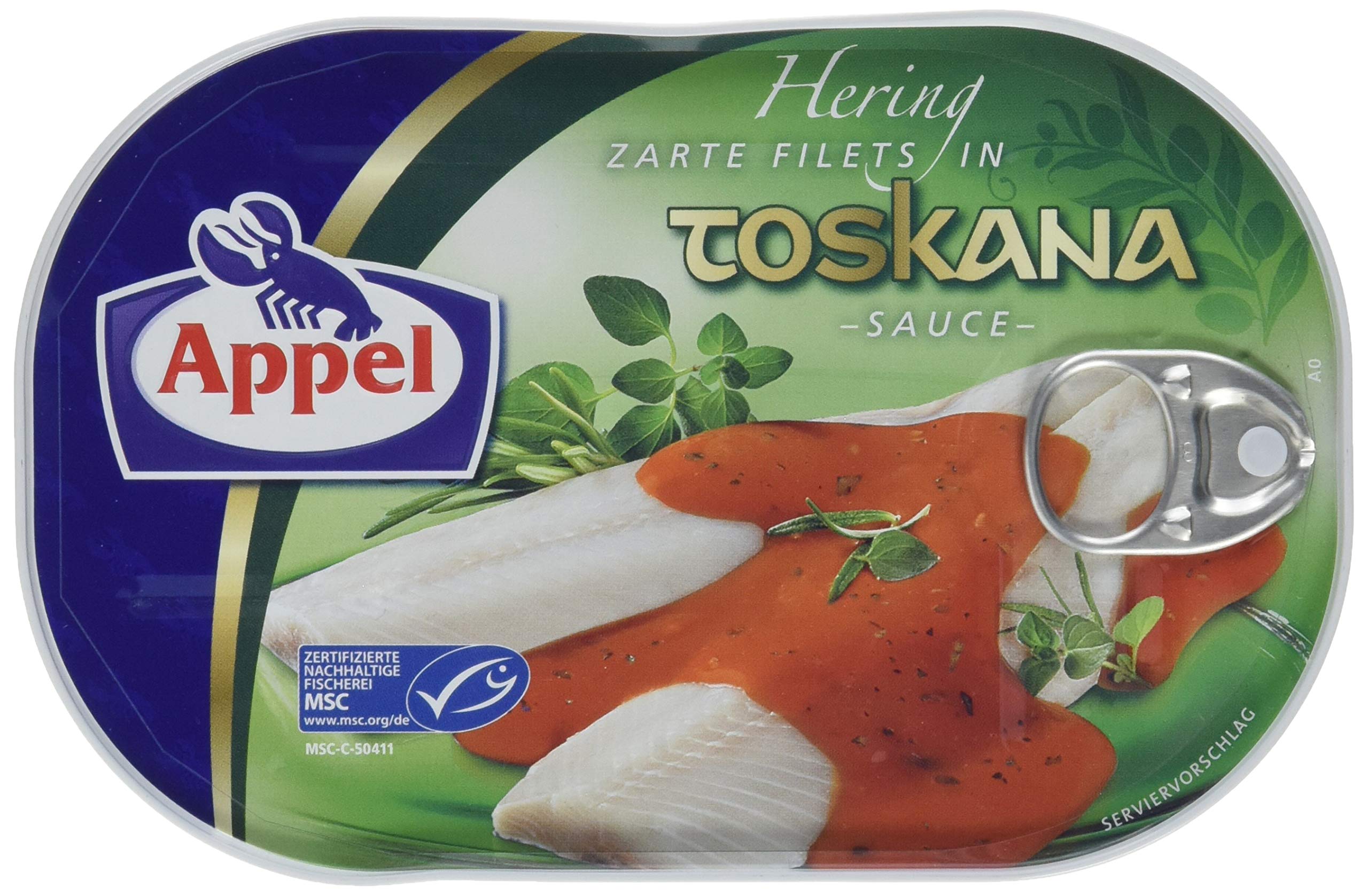 Appel Heringsfilets, in Toskana Sauce, 200 g