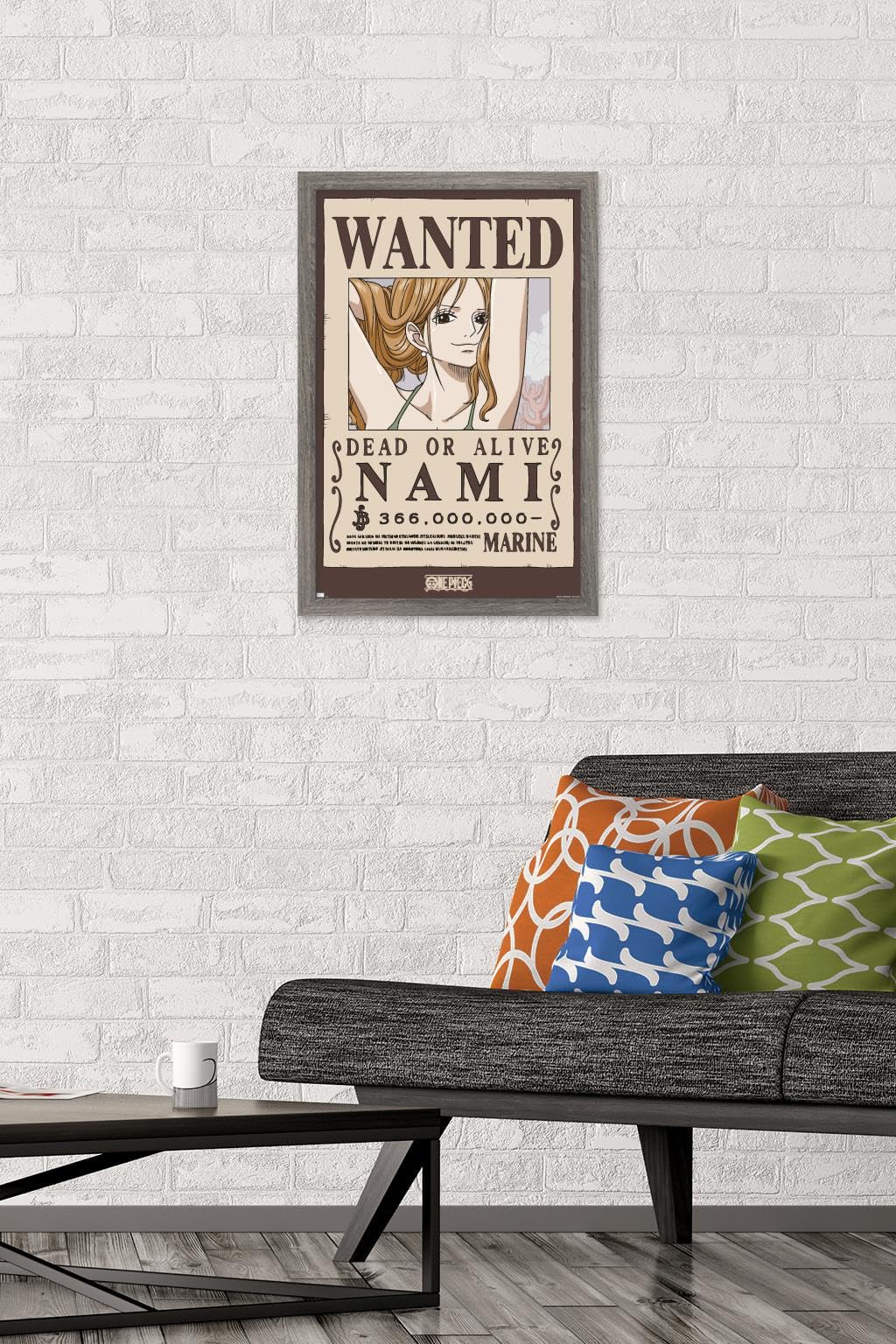Amazon.com: One Piece - Nami Wanted Poster Wall Poster, 22.4L