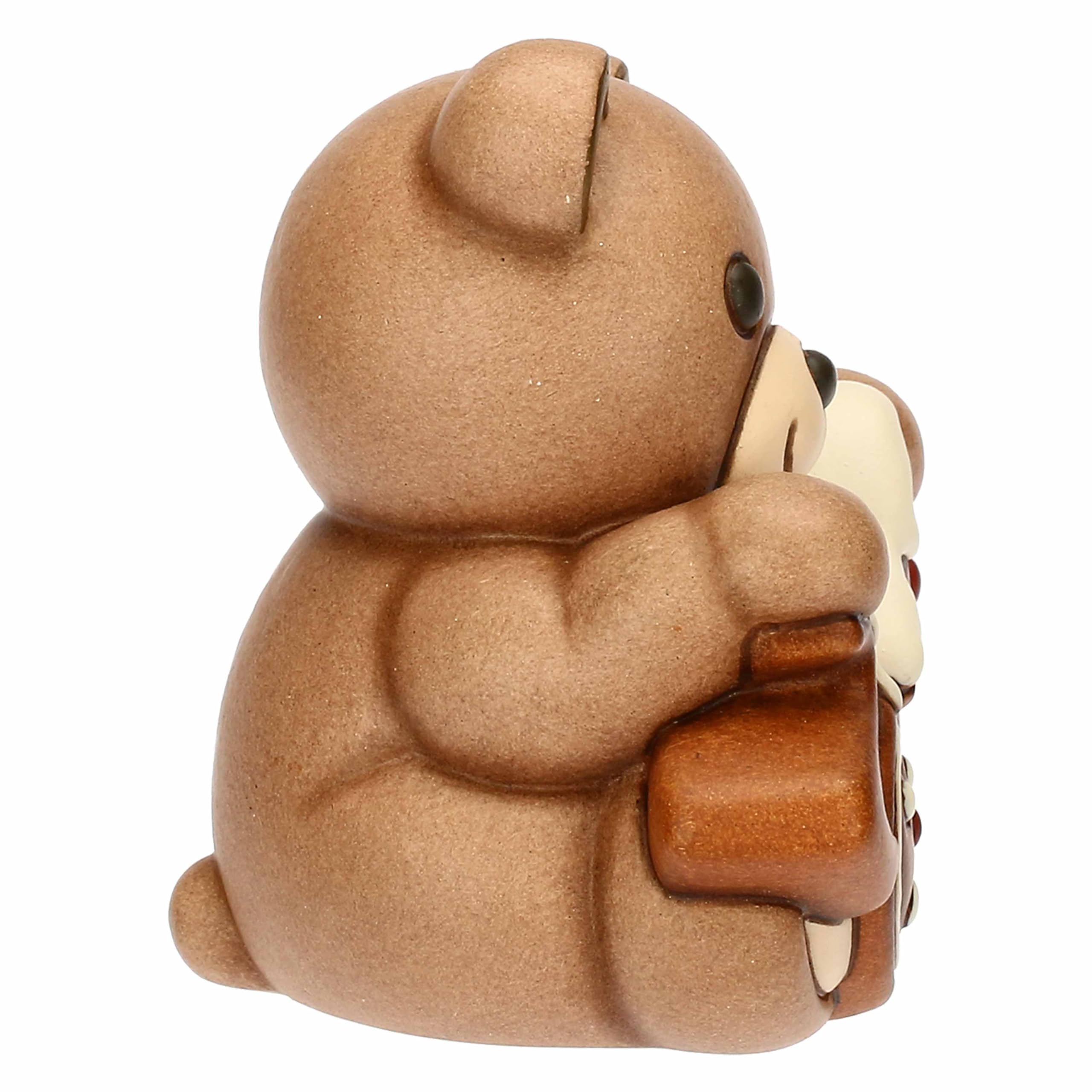 THUN - Teddy Buon Anno 2026 in ceramica - 7,3x5,7x7,5 cm
