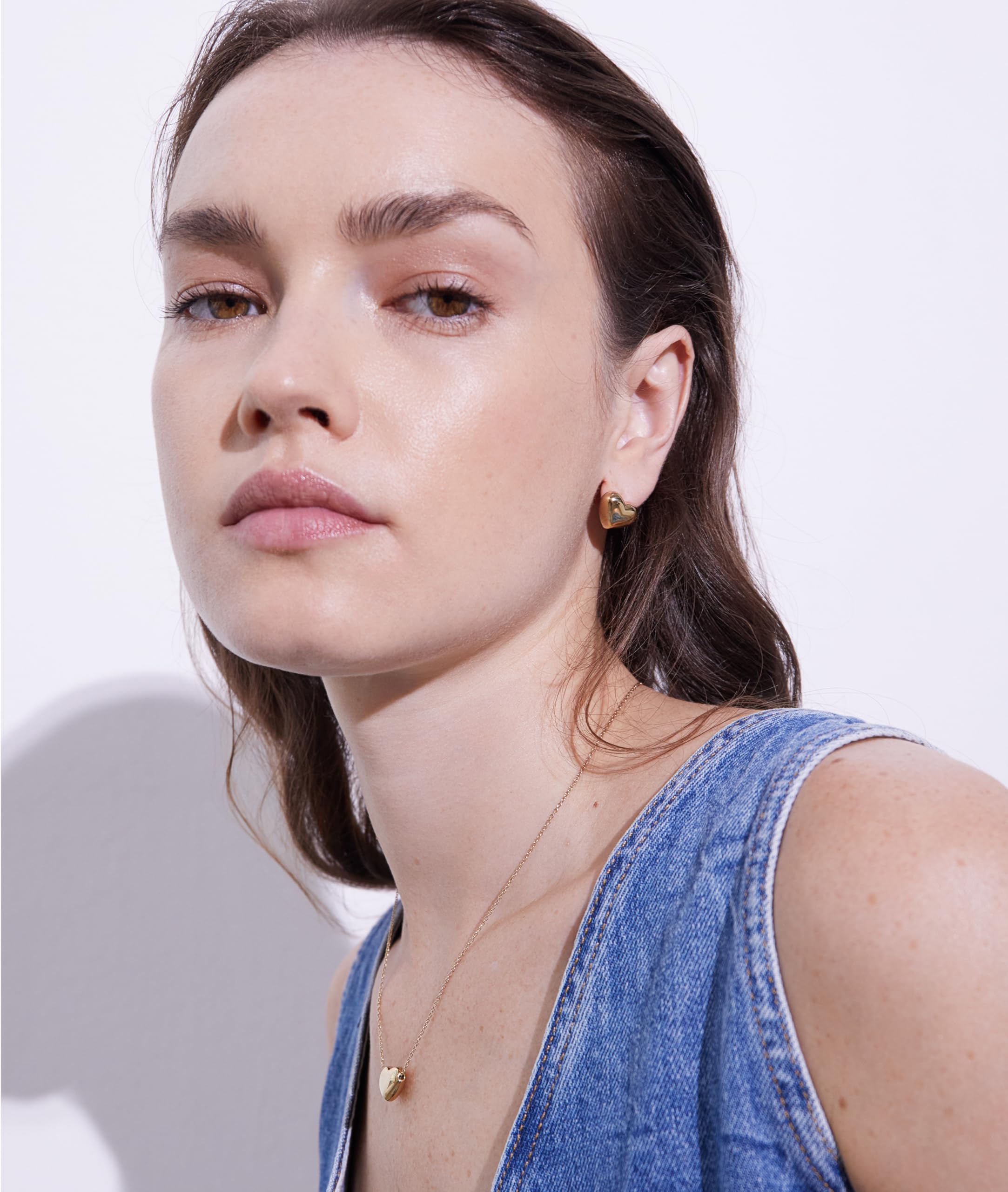 Echtzeit Collier Pour Femmes Et Design Cœur, Bijoux Pour Femmes En Acier Inoxydable Avec Un Éclat Radieux