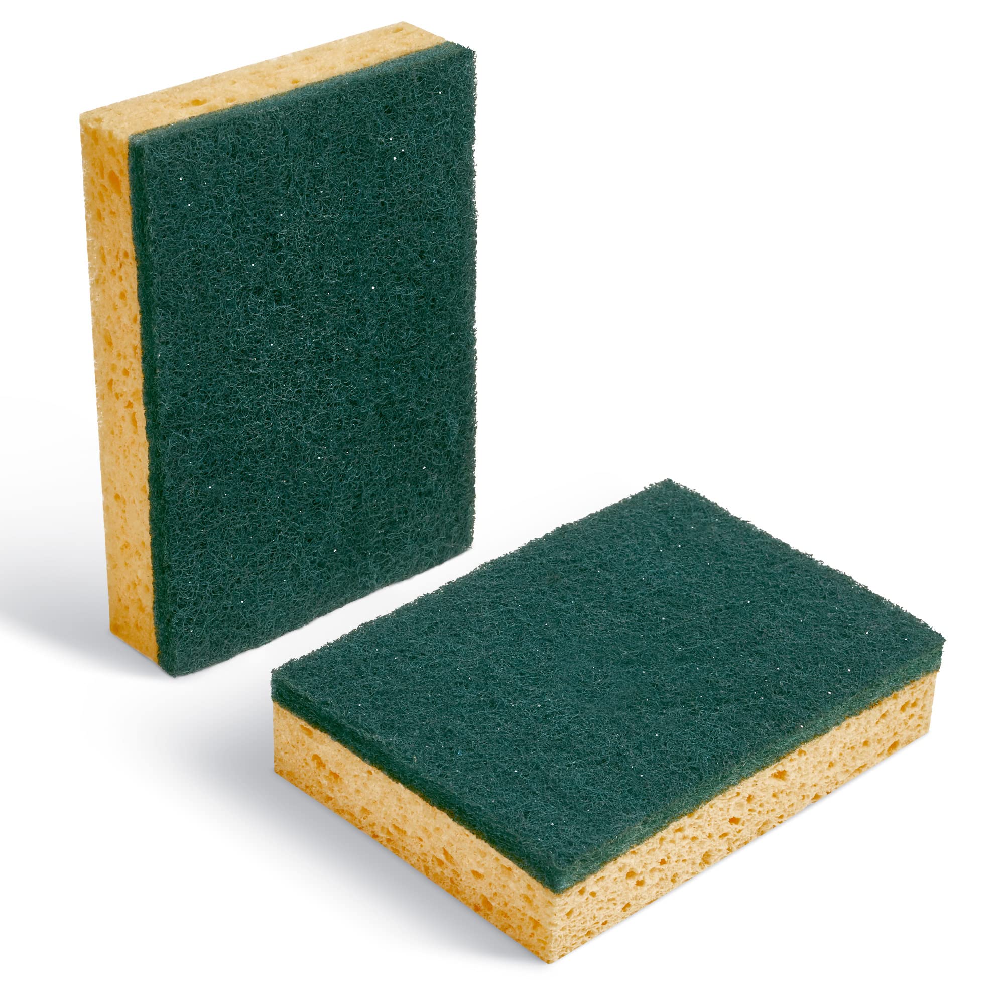 Spontex Gratte-Éponge Fibres Recyclées Lot de 6 Nettoyage Cuisine Vaisselle Lavable 40°C
