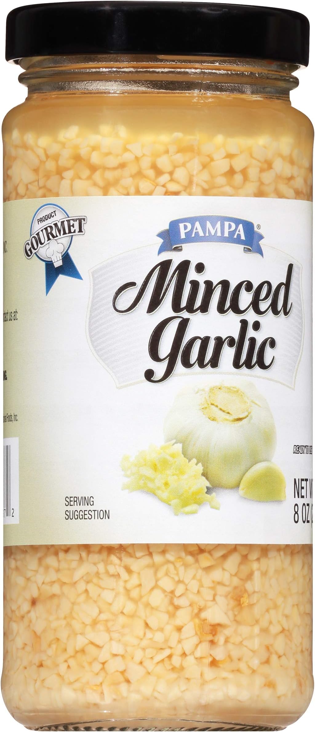 Pampa Minced Garlic 8oz (227g) (Pack of 2)