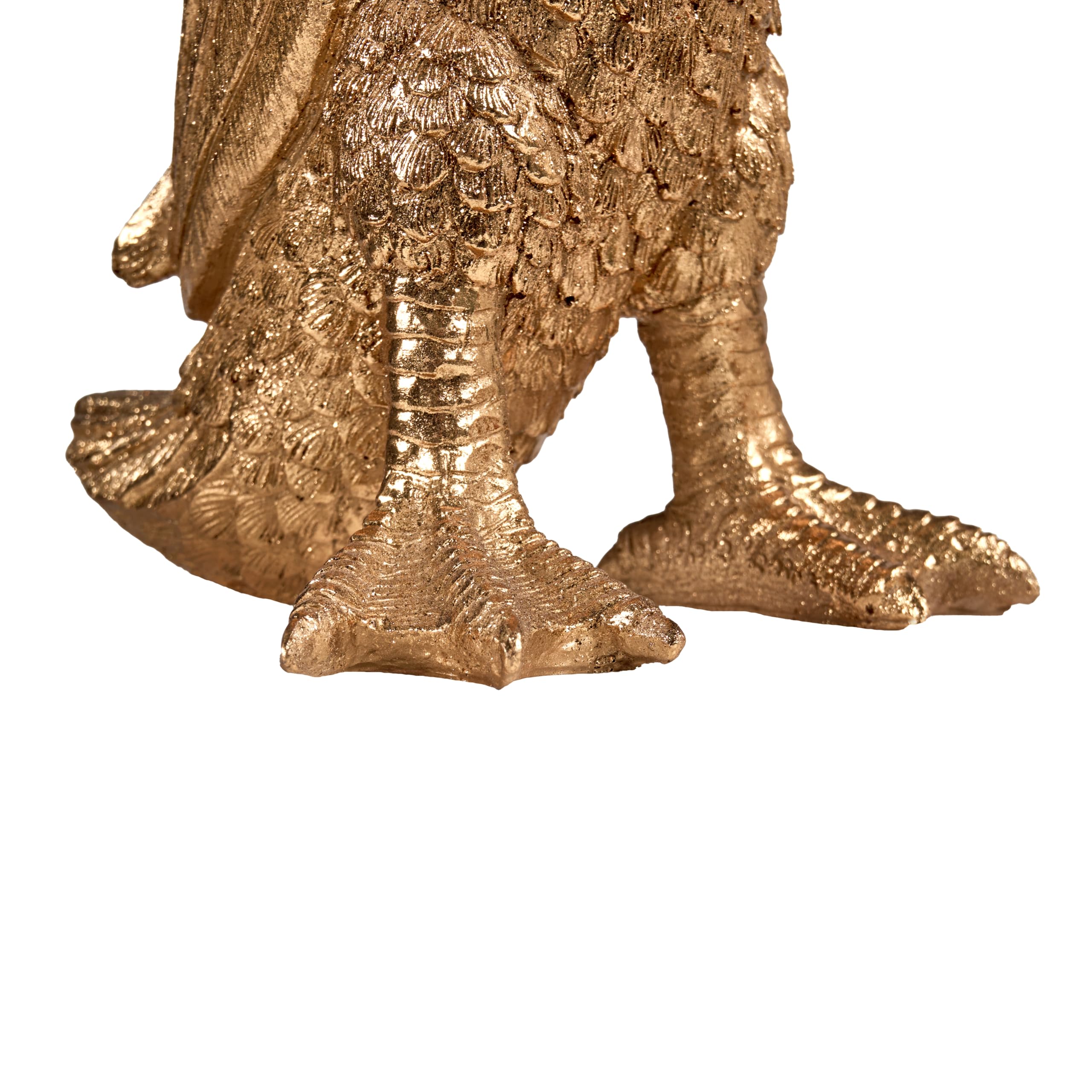 Tischlampe Kunstharz gold Glühbirnen-Optik 1-flammig Tiermotiv Ente Anatis