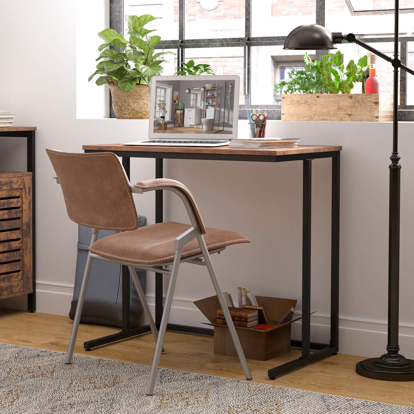 Buy HOOBRO Computer Desk, CShaped Office Desk, Industrial Writing