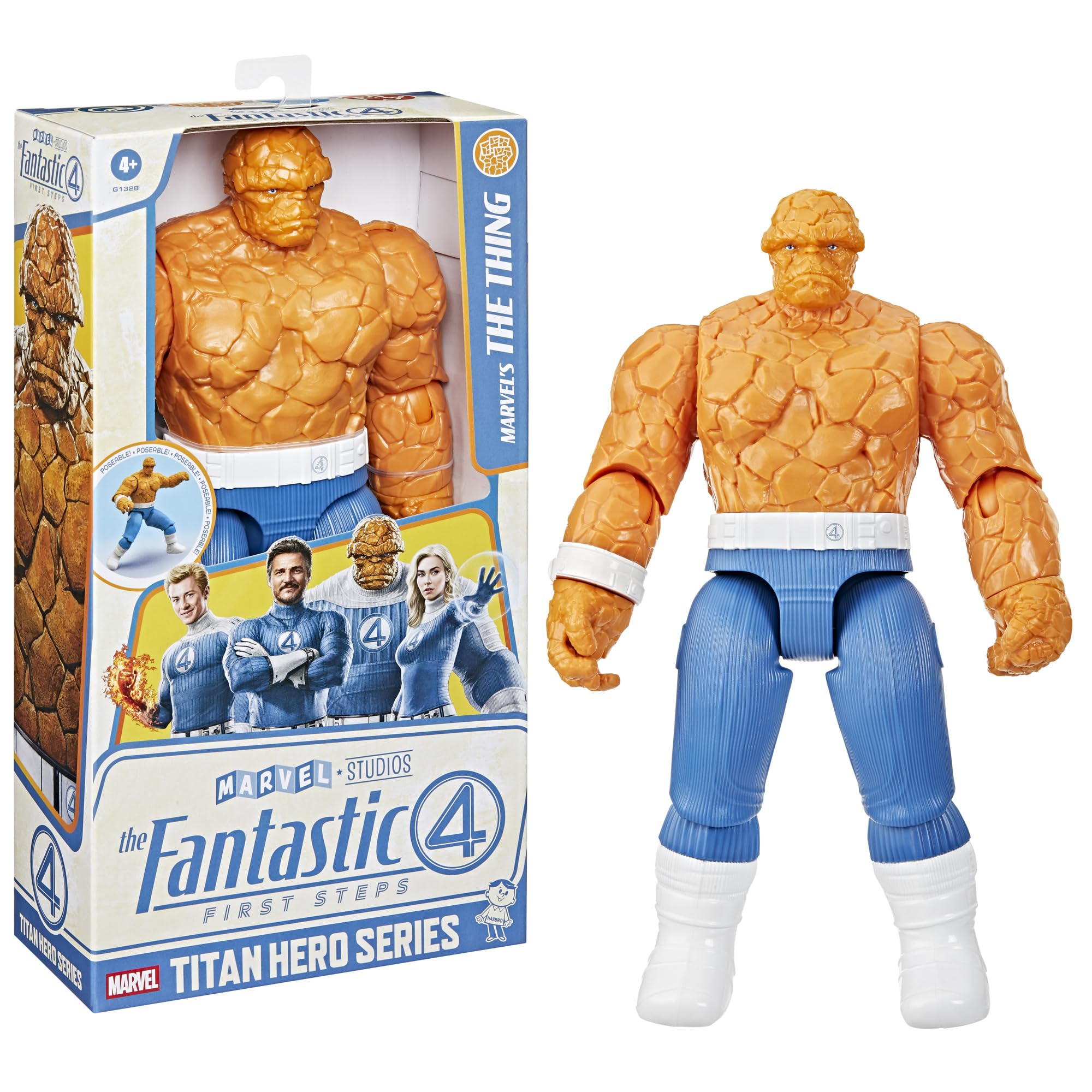 Marvel Studios Titan Hero Series, Los 4 Fantásticos: Primeros Pasos, Figura de acción de Marvel’s The Thing