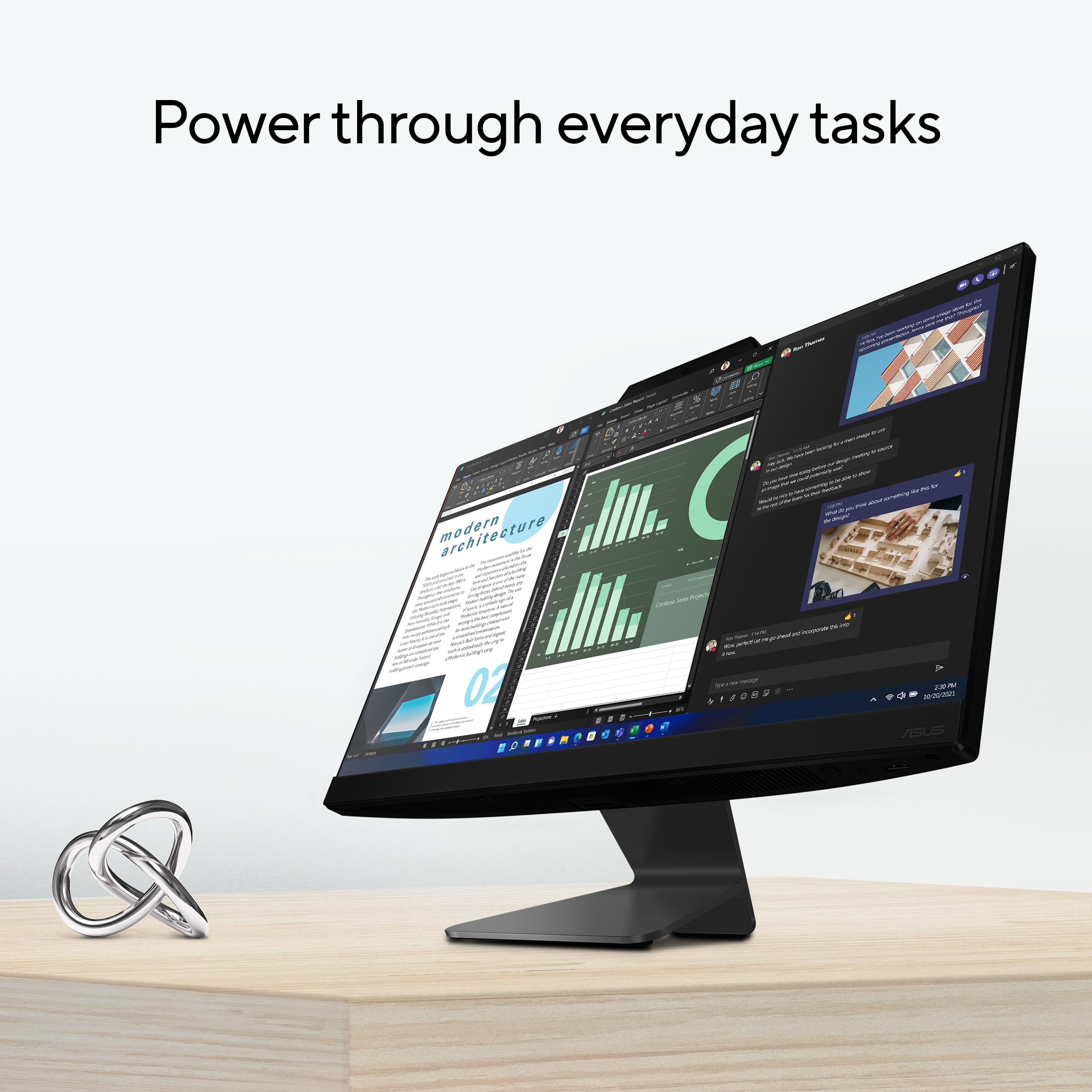 ASUS Zen AiO 一体型PC SSD128G Office付 Win11 ASUS Zen AiO 一体型PC