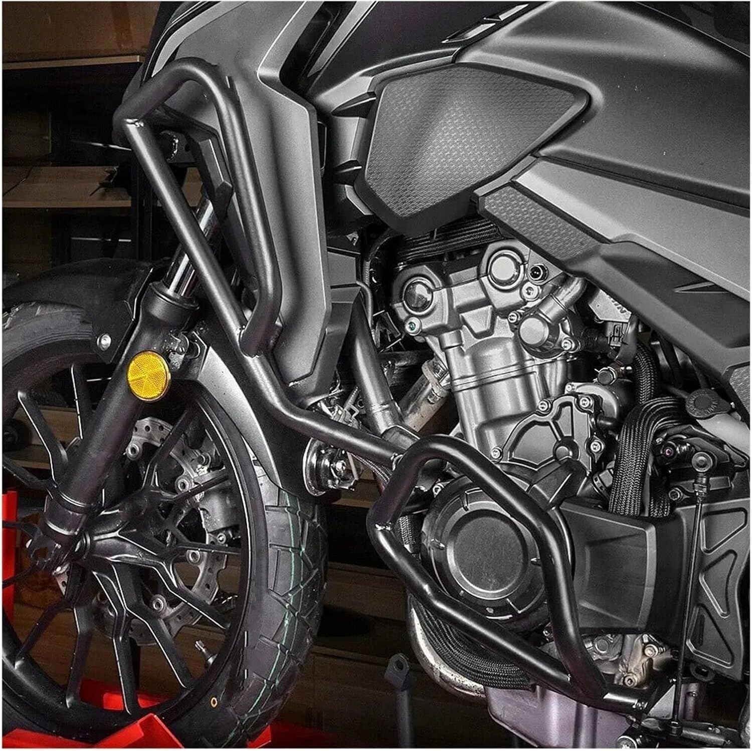 Barre protezione moto Telaio per barra di protezione per moto per CB500X 2019-2022 superiore inferiore per paraurti motore