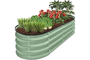 Best Choice Products 4x2x1ft Raised Garden Bed for Outdoor Planters