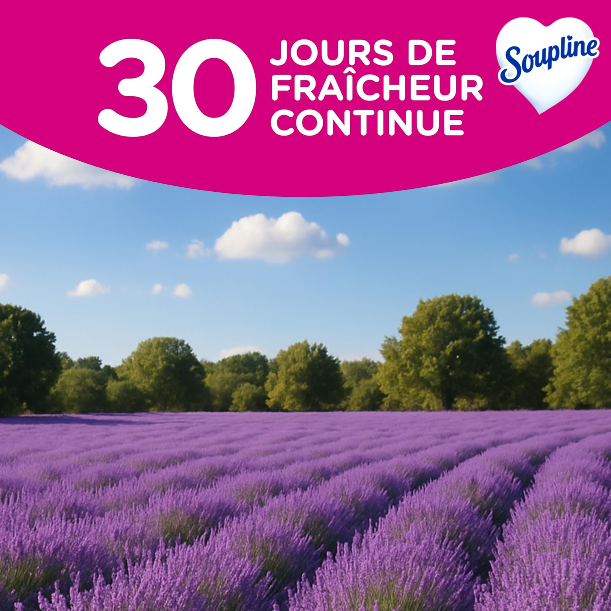 Suavizante de lino concentrado 3D con aroma a lavanda con extracto natural*, suavizante de ropa fórmula mejorada para más suavidad**, suavizante textil líquido, paquete de 3 x 1,35 L