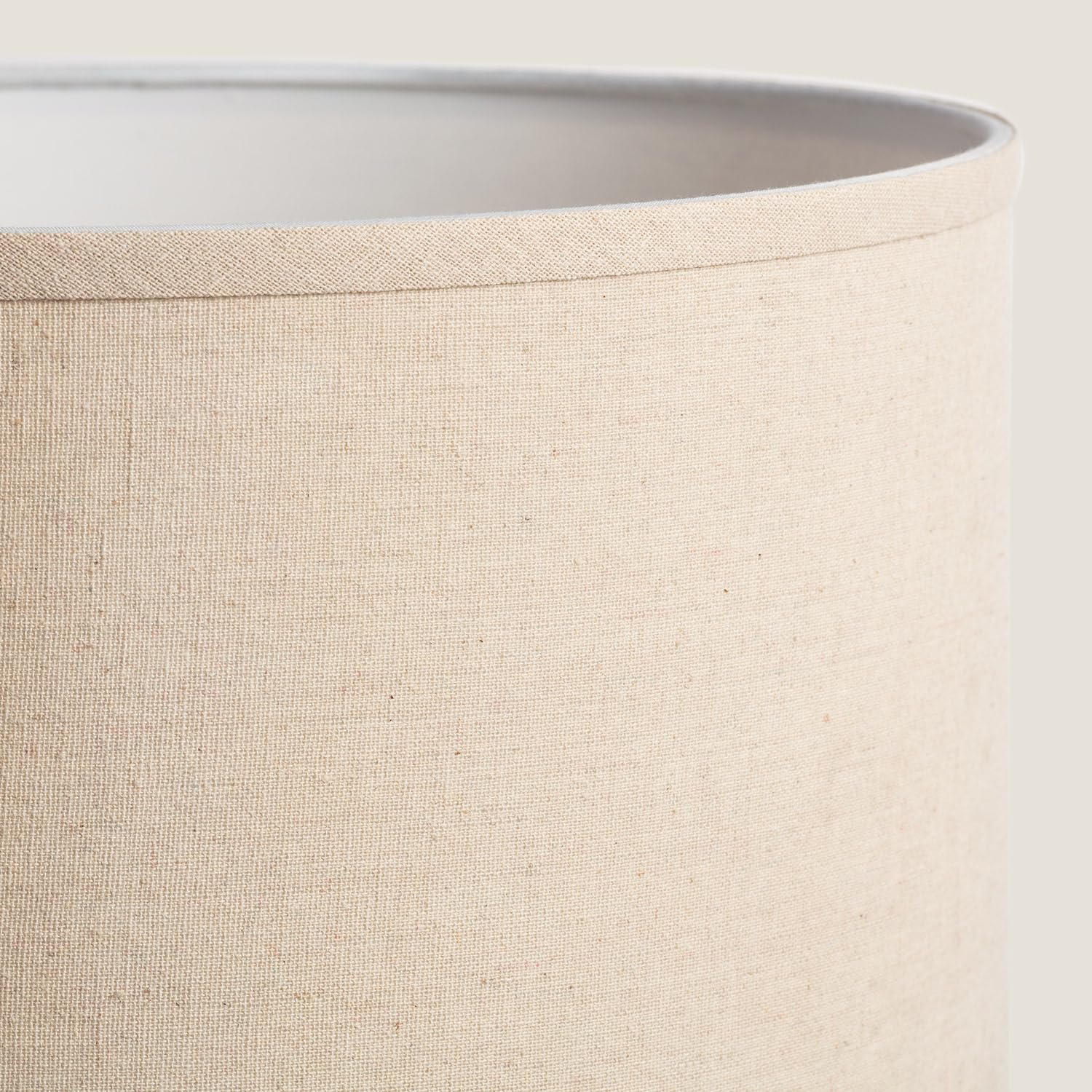 LEDKIA Lampada da Tavolo Corda di Cotone e Lino Muitu Dione Beige Lino
