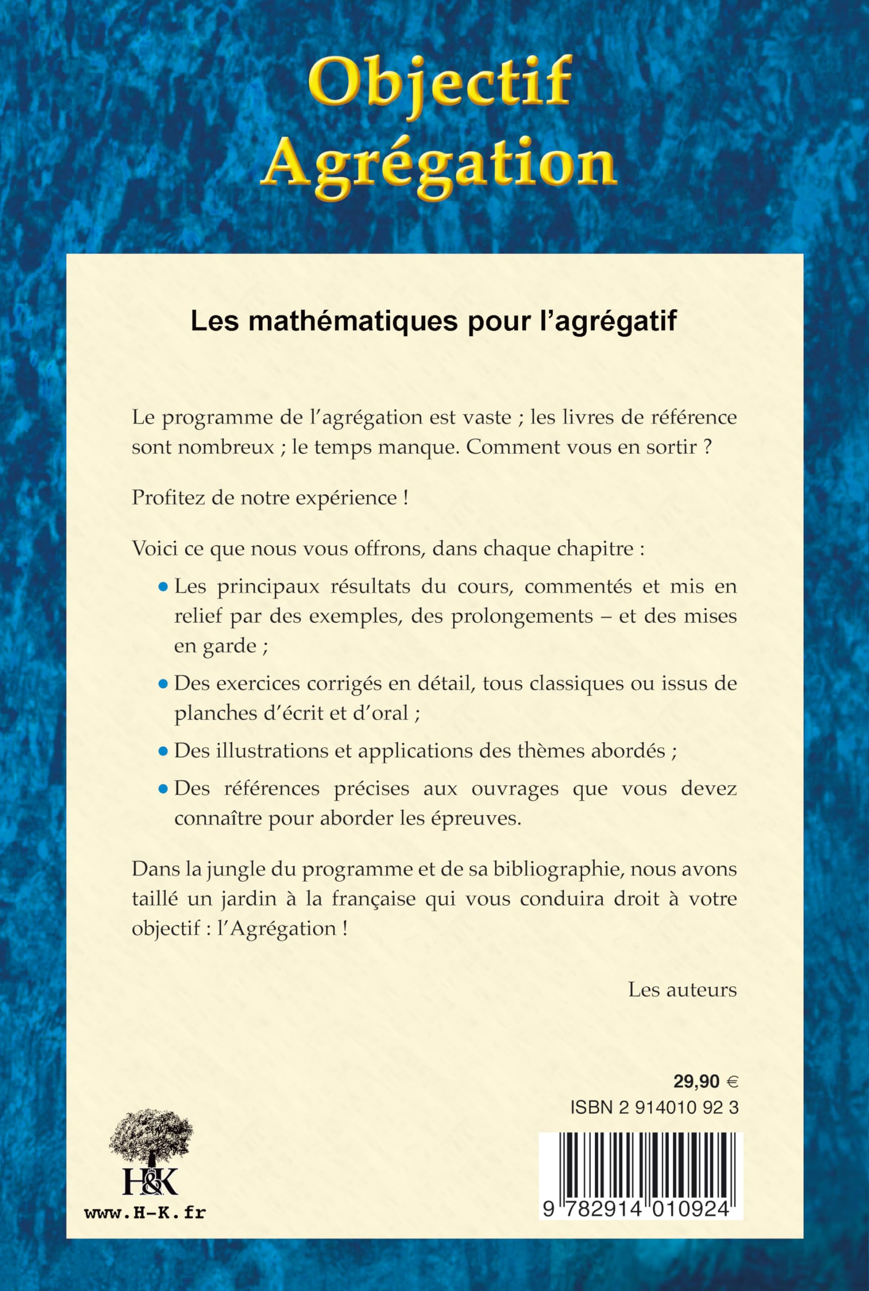 Objectif agrégation: pour les mathématiques