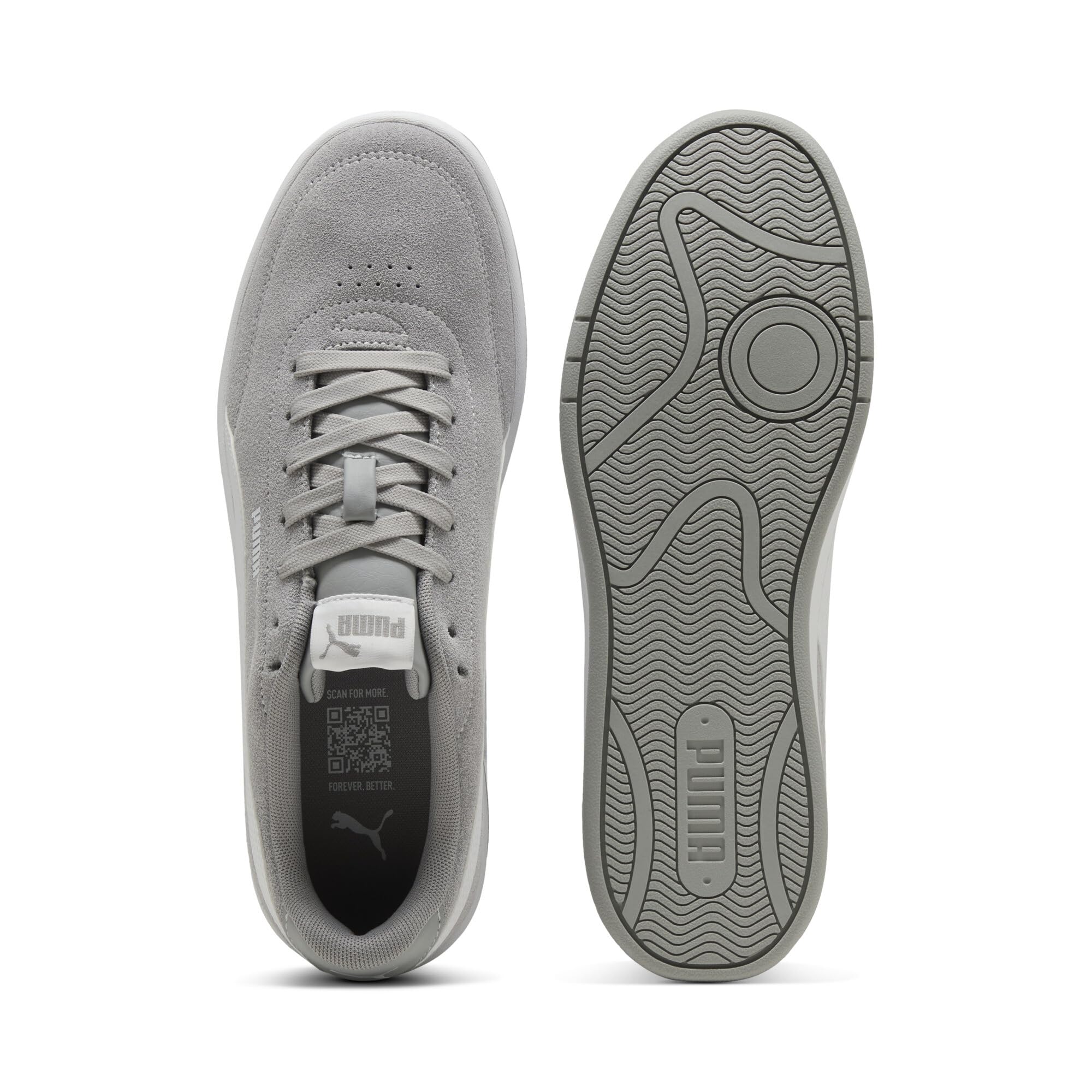 Puma Unisex Court Classic Clean Sd Sneaker