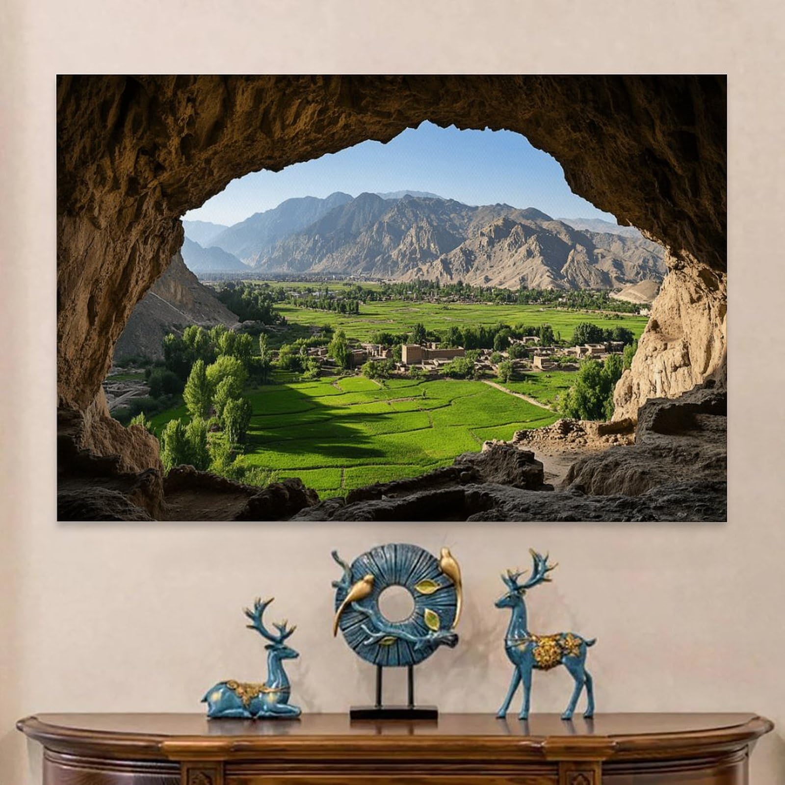 Amazon.com: Afghanistan Village Wall Art Canvas Prints Pictures