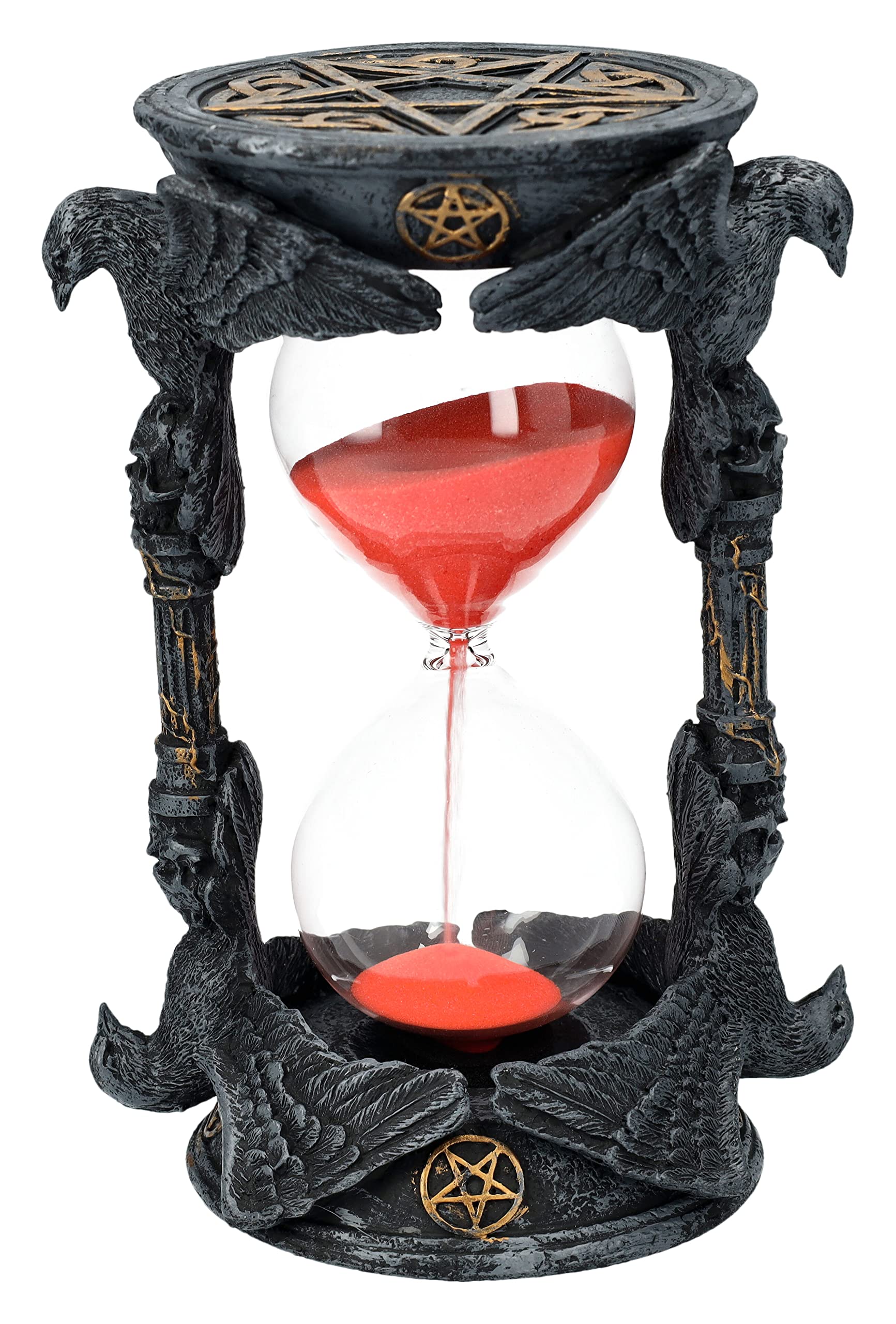 Pacific Giftware Clessidra Gotico - Corvo E Teschi Fantasy Figura Decorazione