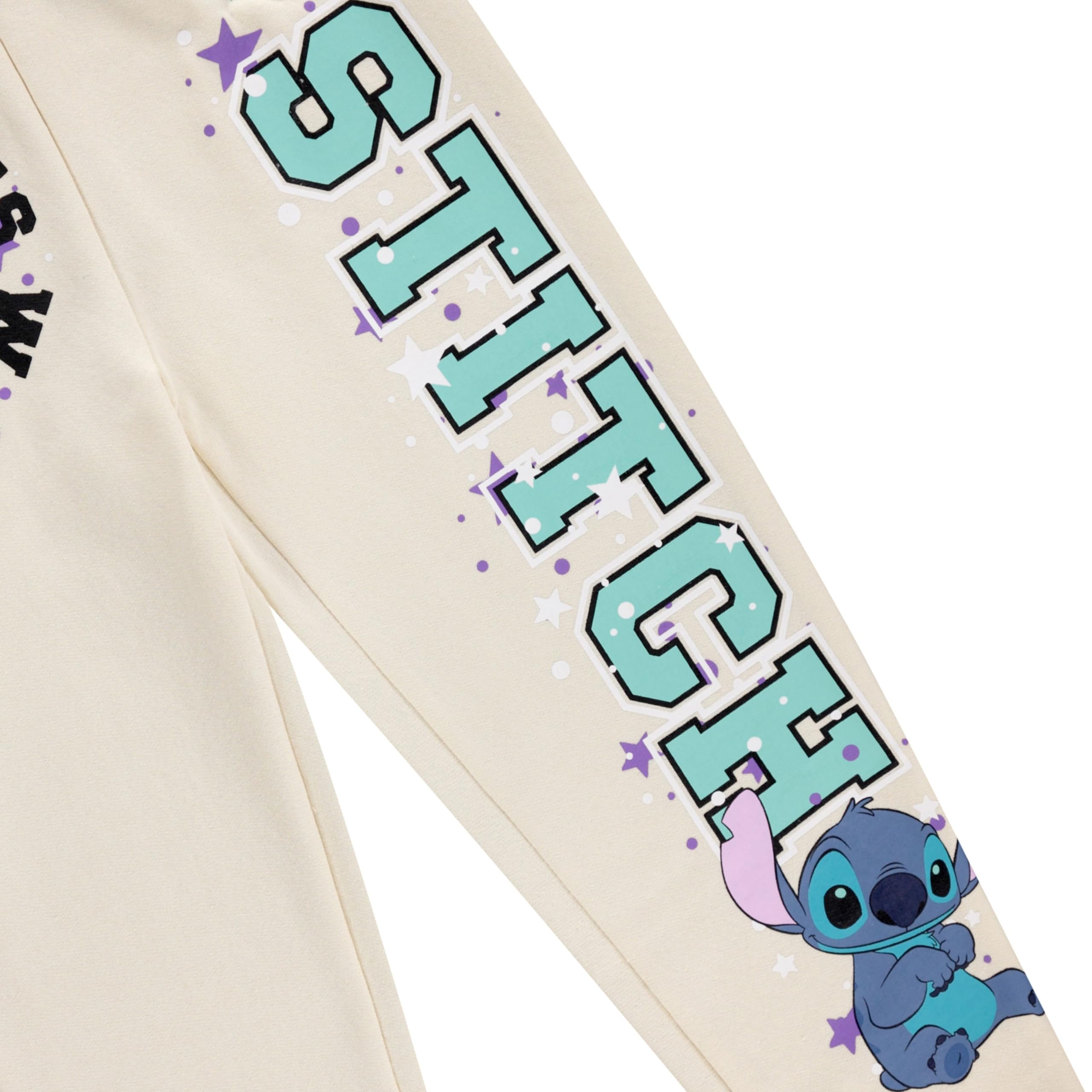 Disney Lilo & Stitch - Set di abbigliamento da ragazza con cappuccio e pantaloni da jogging, 2 pezzi, taglie 4-16