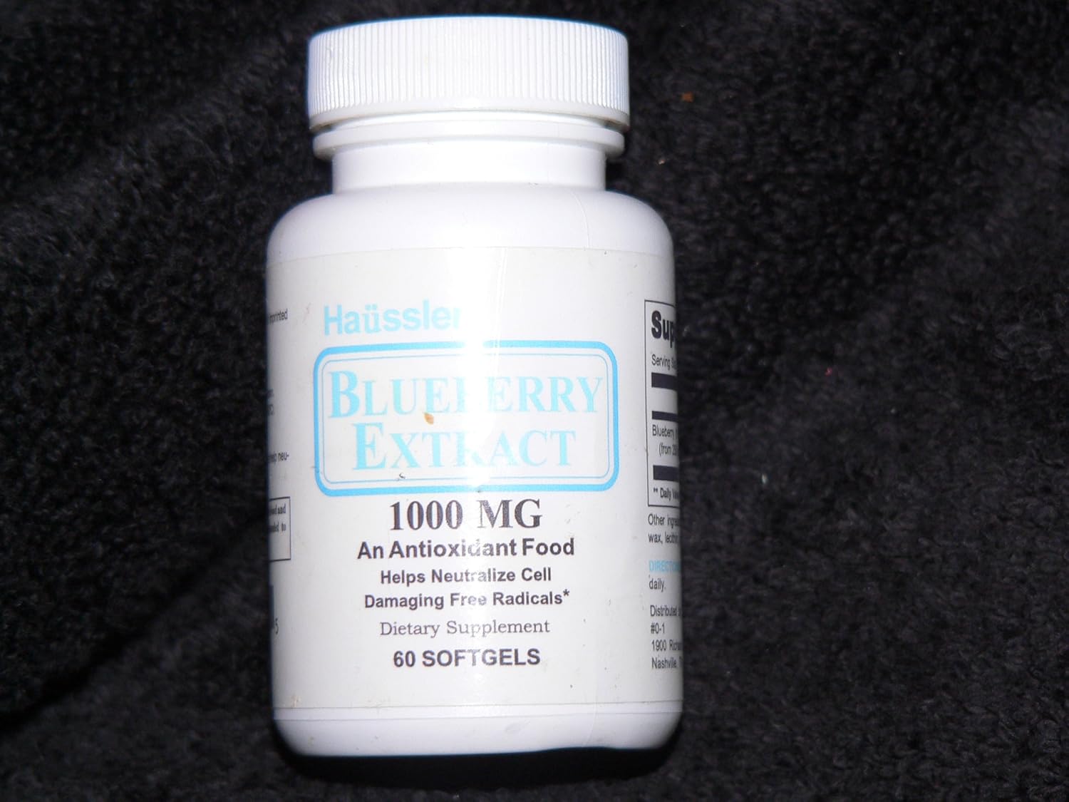 Blueberry Extract Supplement Softgels Health & Household
