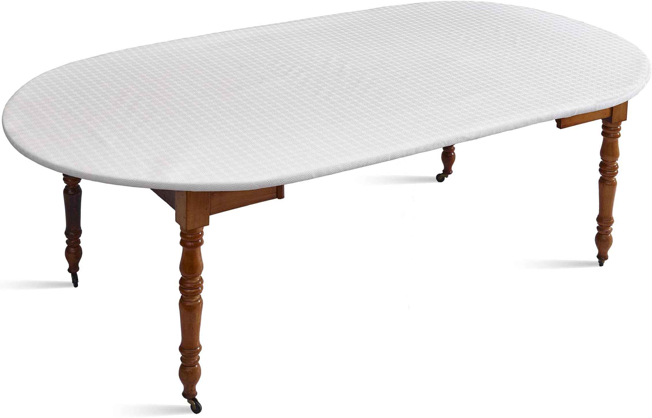 FANSU Protège Table Elastiqué Rond Nappe Anti-Taches Pour La Maison Patio Deck Table À Thé Cuisine Salle À Manger Décoration De Mariage De Fête (Peinture En Couleur,Diamètre 180cm