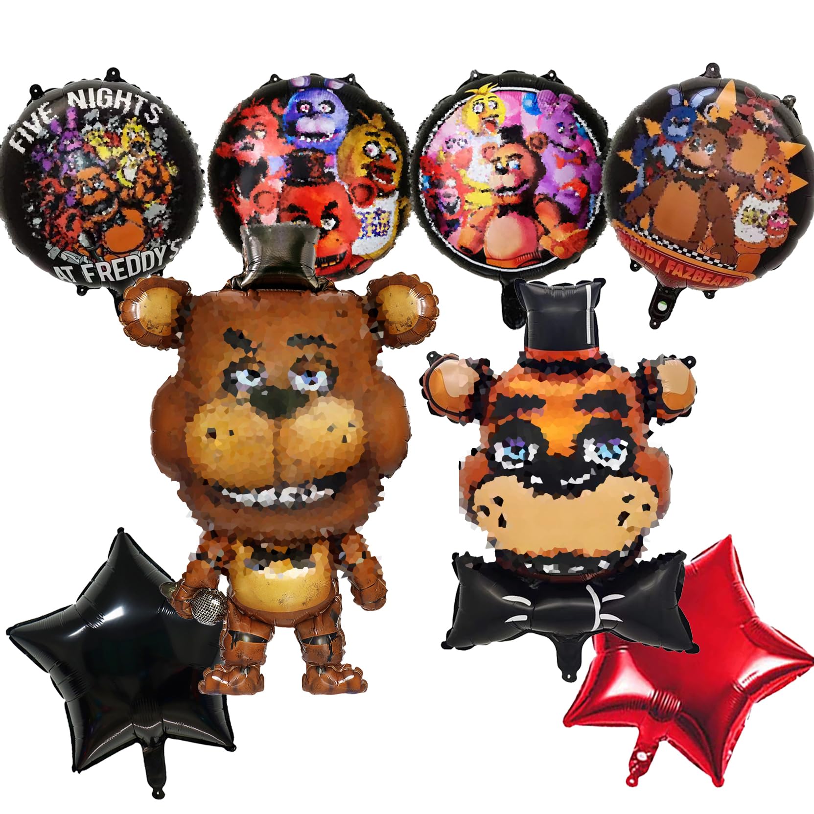 Sponsored Ad – 8 Pcs FNAF Foil Balloons Five Nights at Freddy's Birthday Party Decorations Supplies