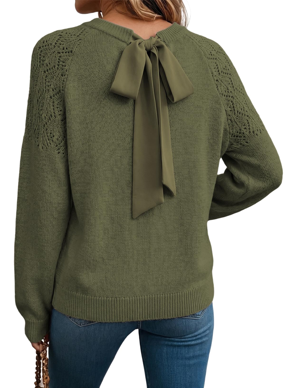 Dokotoo Sweaters for Women Hollow Out Crochet Knit Tops Fall Outfits 2026