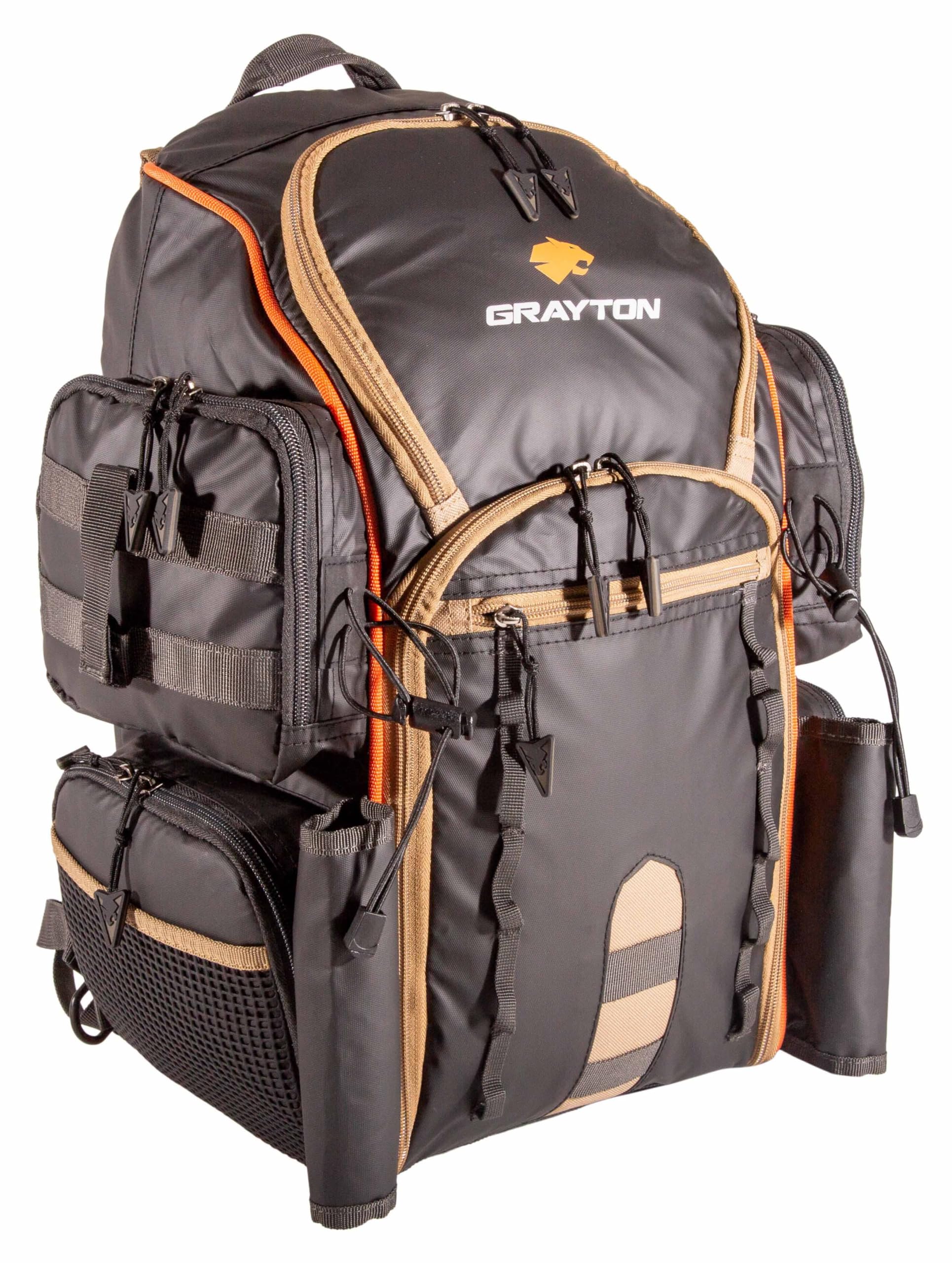Grayton Zaino Tough Gear Multi (Incl. 5 Scatole Per Materiali) - Zaino Da Pesca