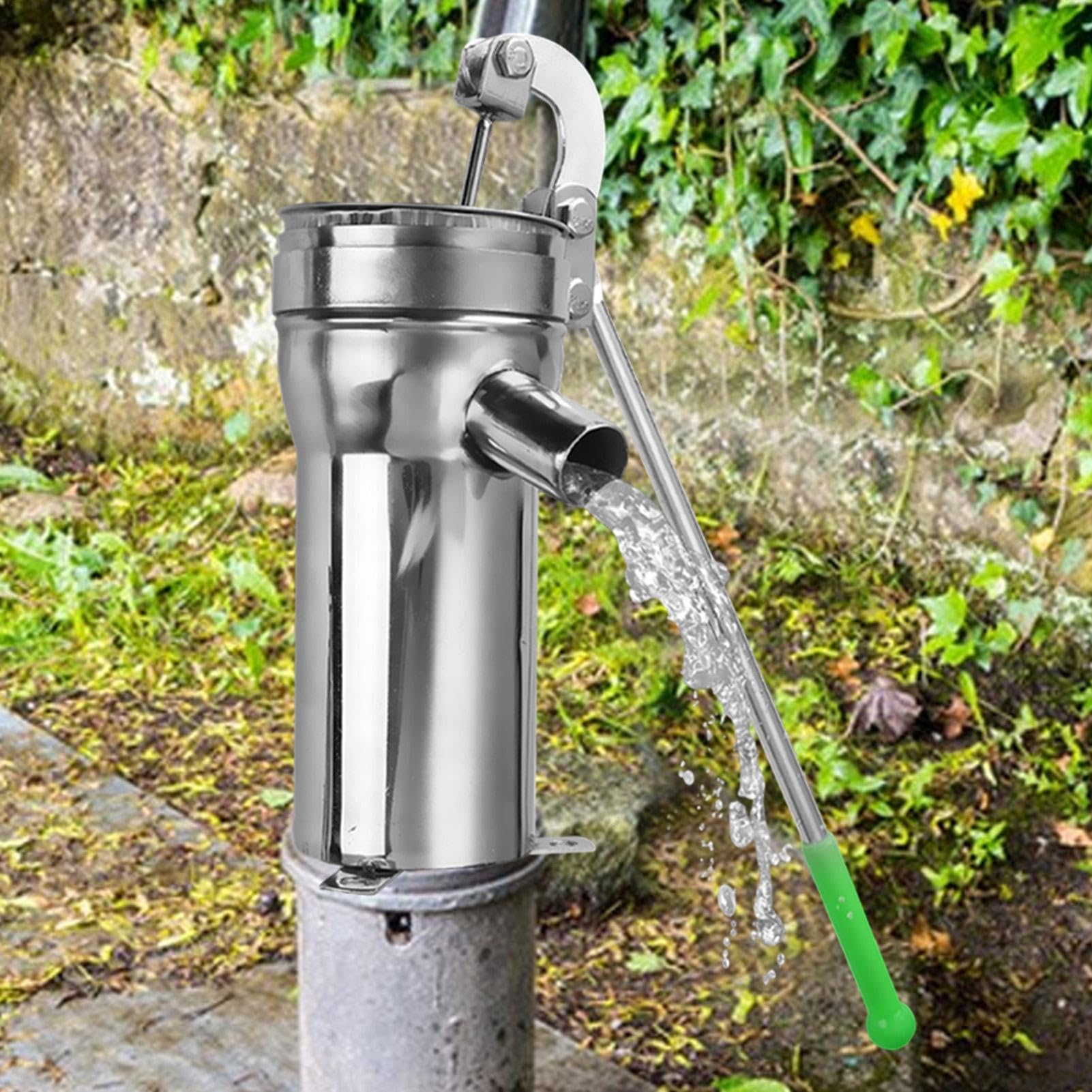 Pompa a mano - Pompa per acqua durevole in acciaio inossidabile