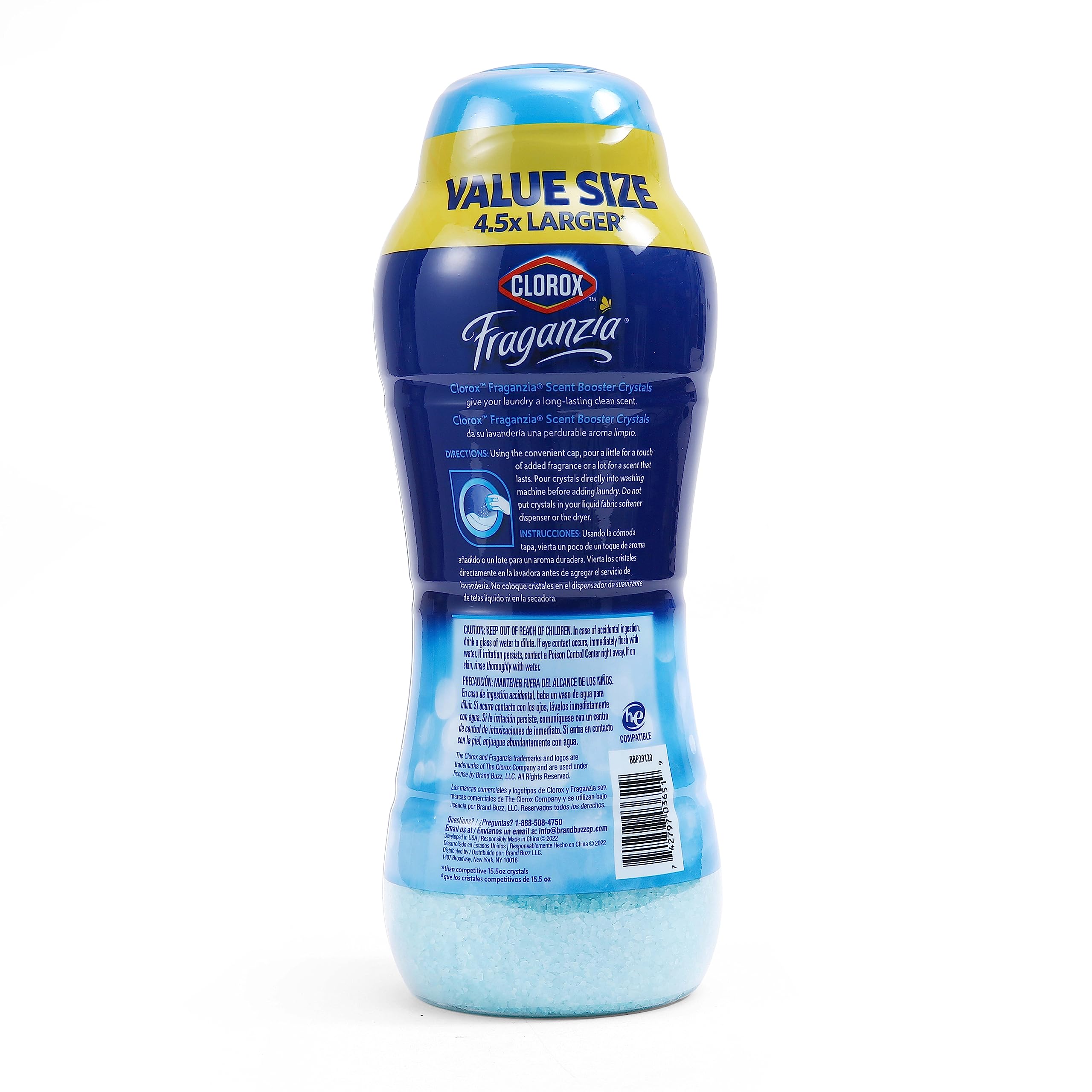 Amazon.com: Clorox Fraganzia Laundry Scent Booster Crystals, In