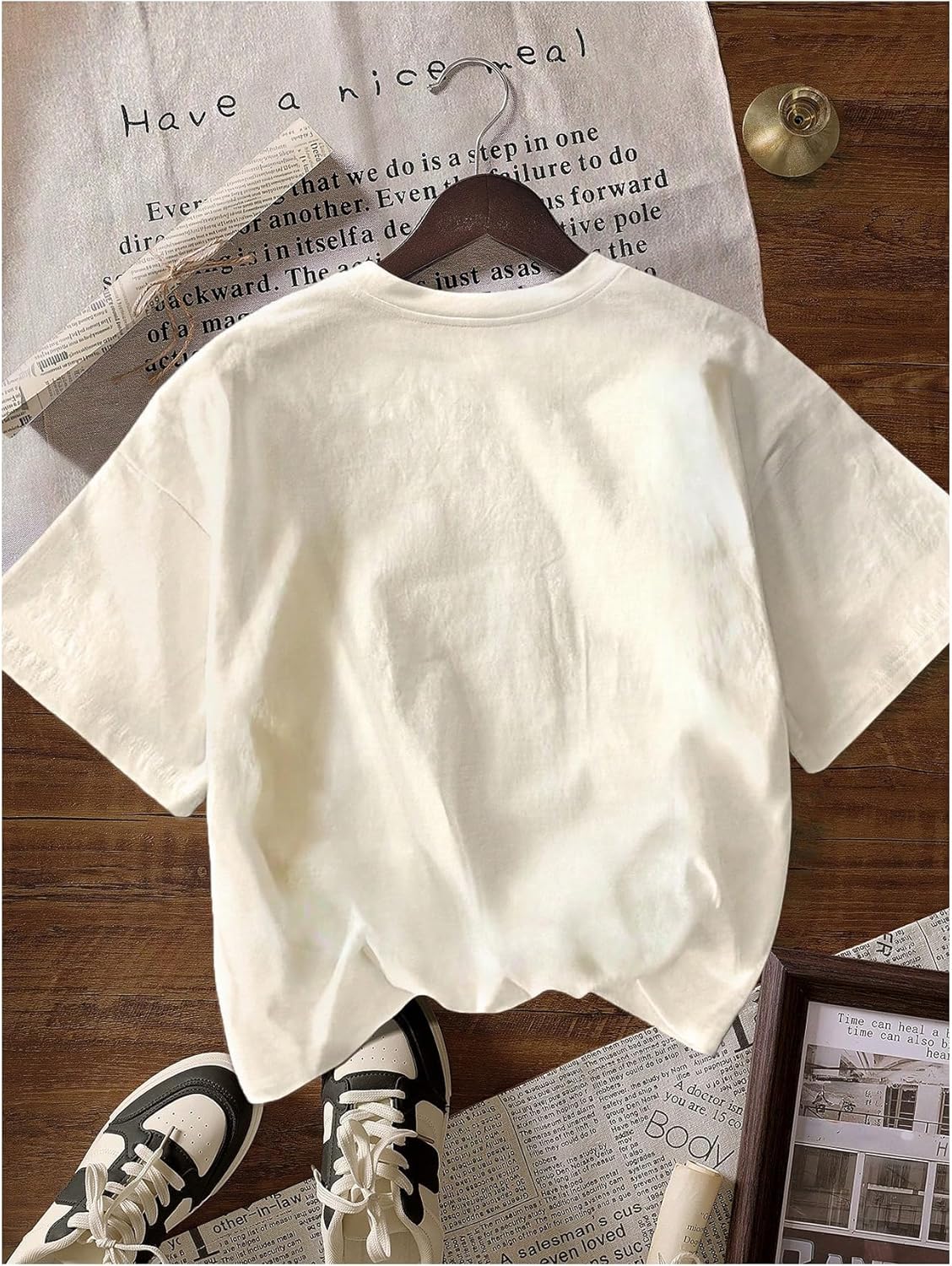 SweatyRocks Women's Tomato Graphic Crew Neck T Shirts Letter Print Short Sleeve Summer Casual Tees - Image 2