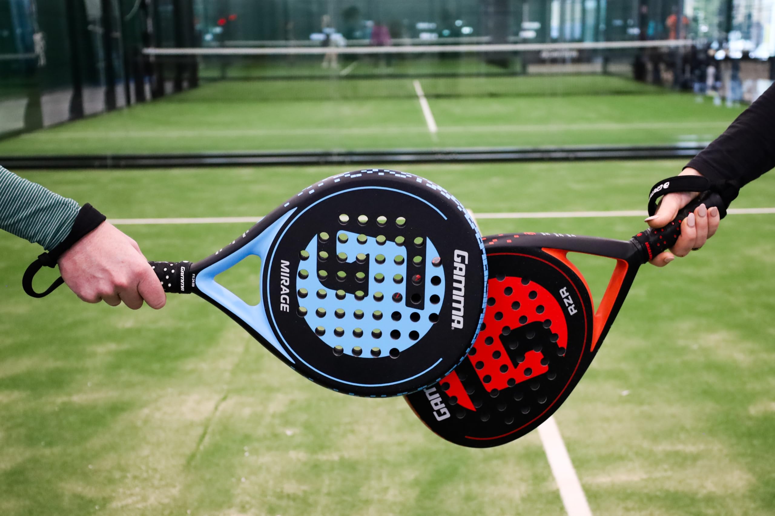 Gamma Pala de pádel Mirage - Forma Redonda para perdón y maniobrabilidad con Gran Punto Dulce, Tacto Suave - Control Mejorado, Giro y Comodidad para el Desarrollo de Habilidades