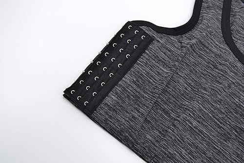 Miniatura 6 de Tomboy Trans Lesbian - Carpeta de pecho de algodón, talla grande, camiseta corta sin mangas con banda elástica más fuerte